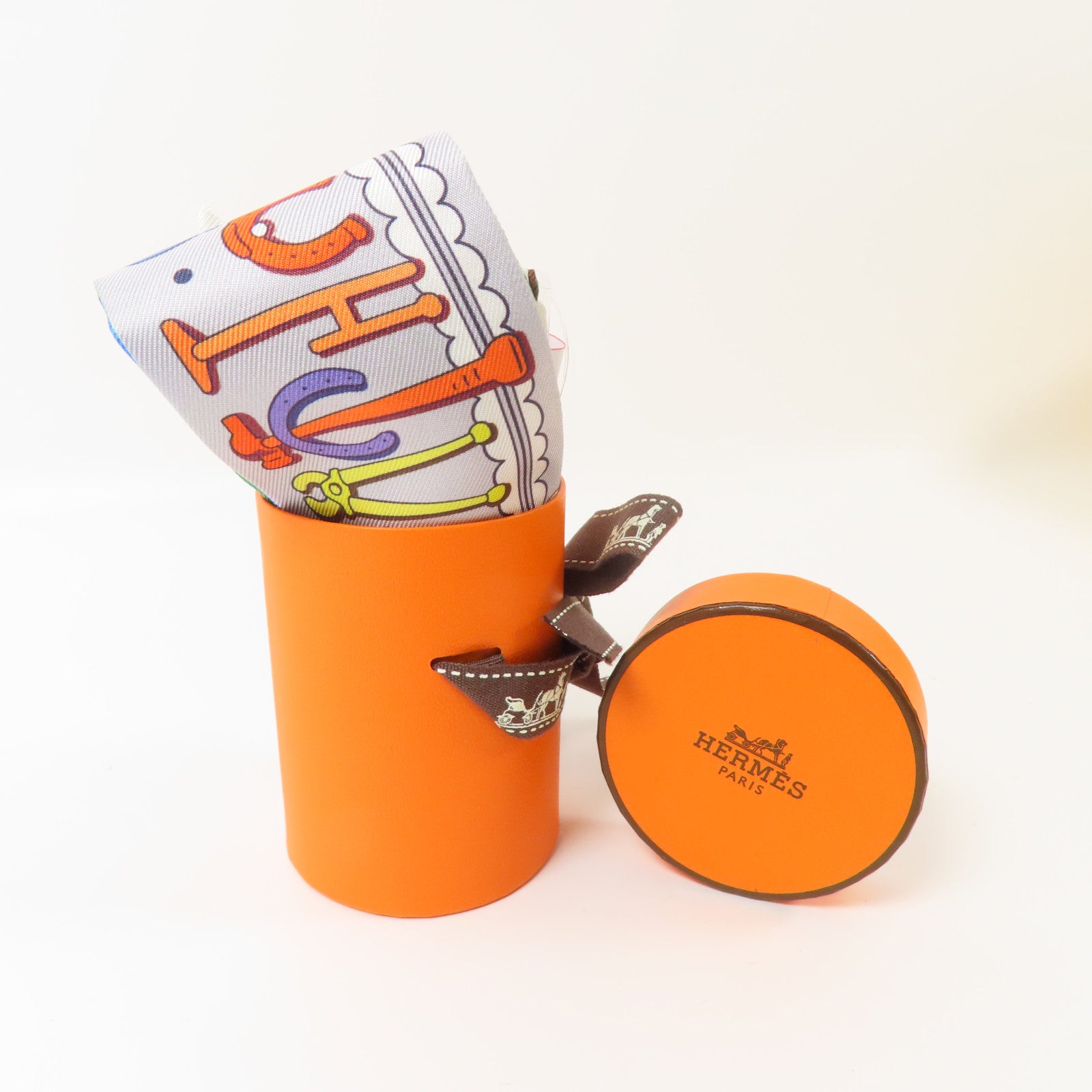 HERMES 絲質Twilly絲巾