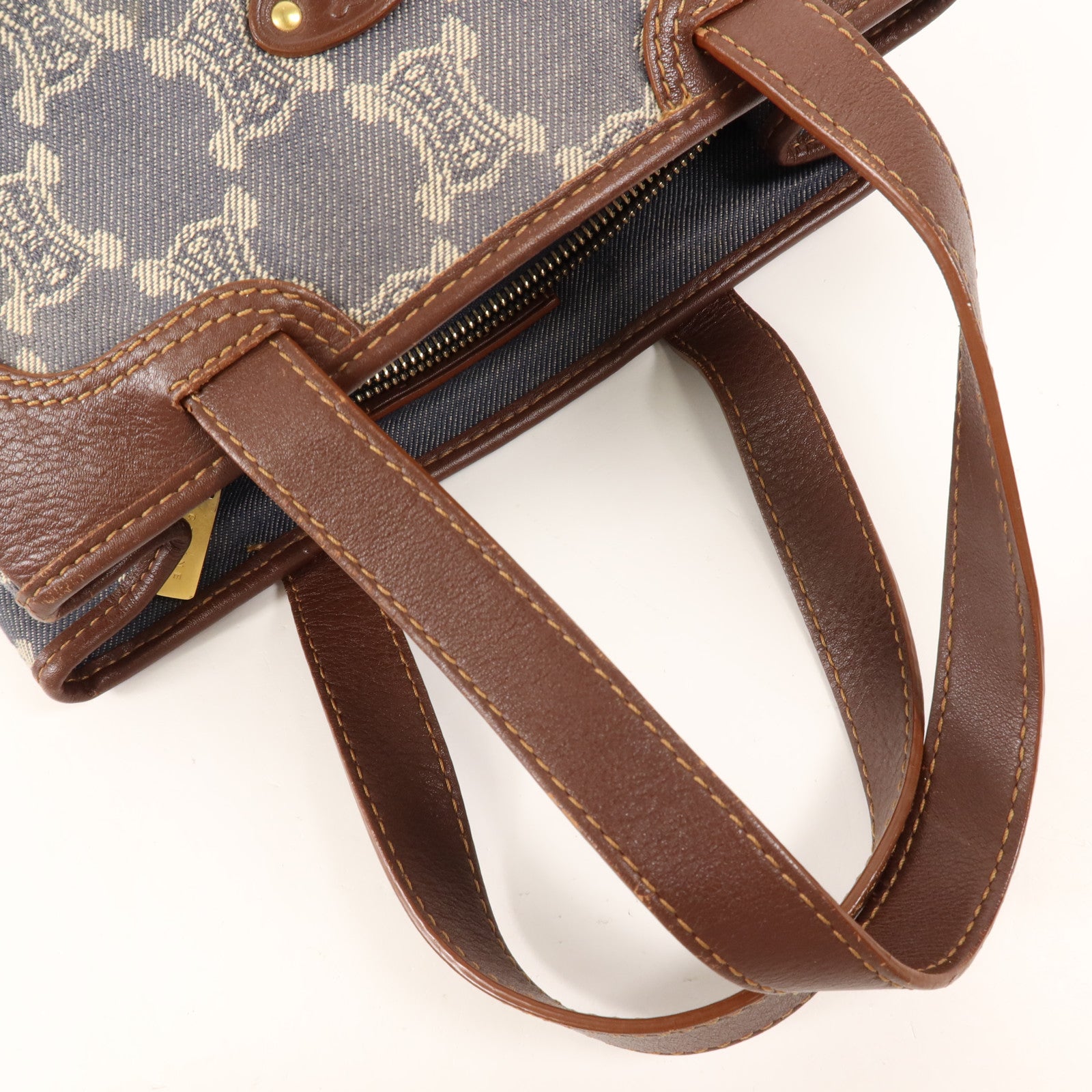 CELINE 帆布Hand Bag金扣手挽袋