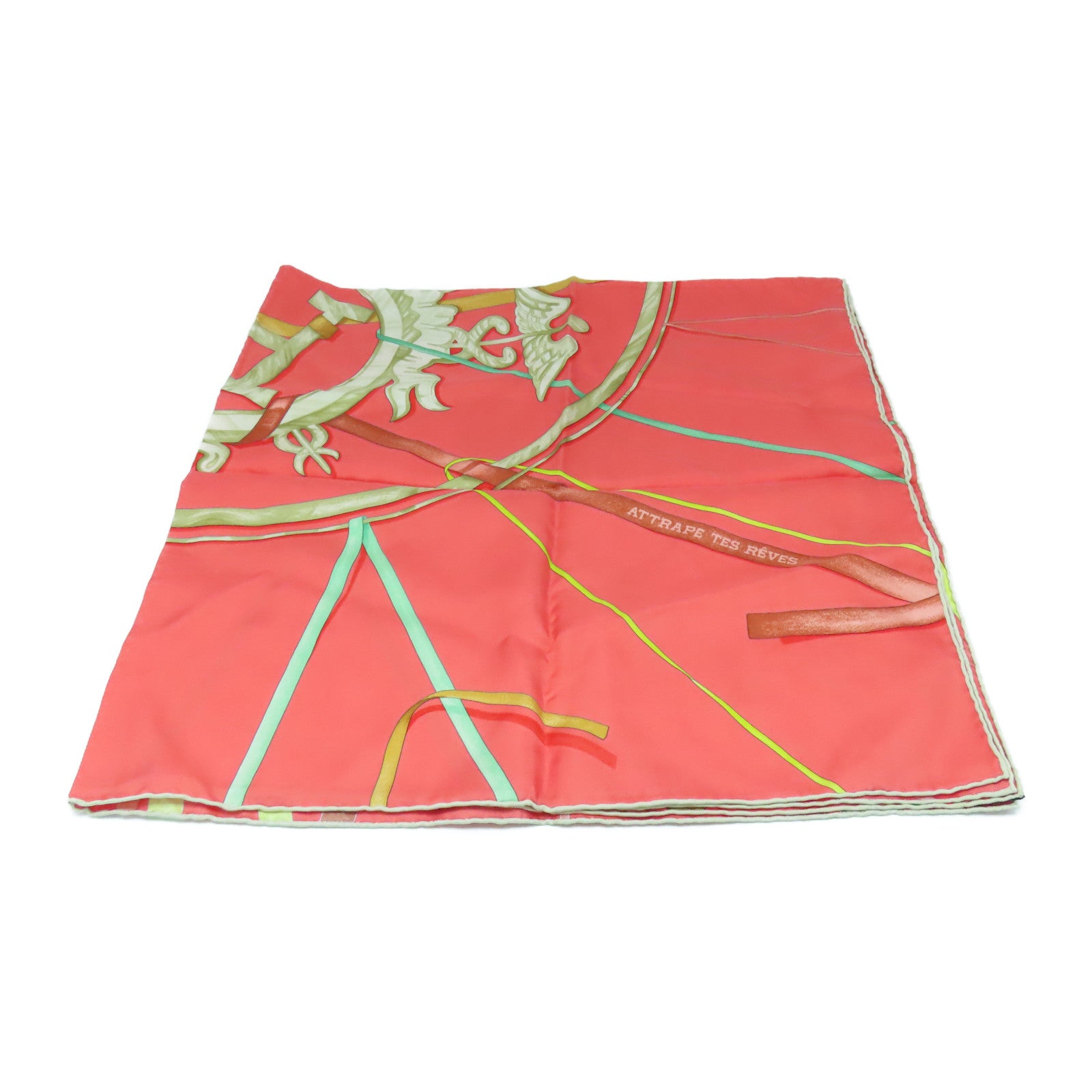 HERMES 【激減優惠】絲質Scarf絲巾橙色