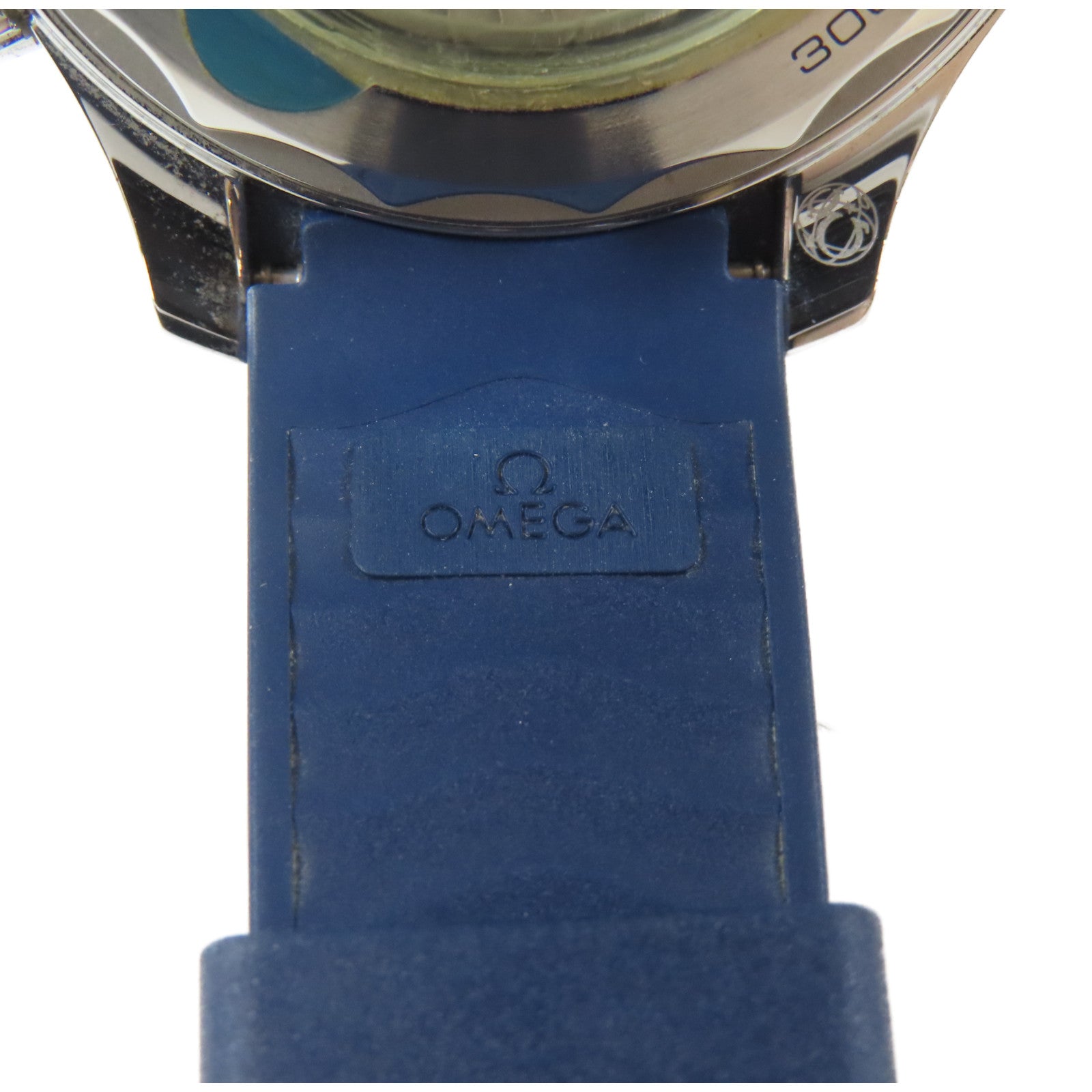 OMEGA Seamaster Diver 300M不鏽鋼/橡胶手錶自動機芯藍色/銀色