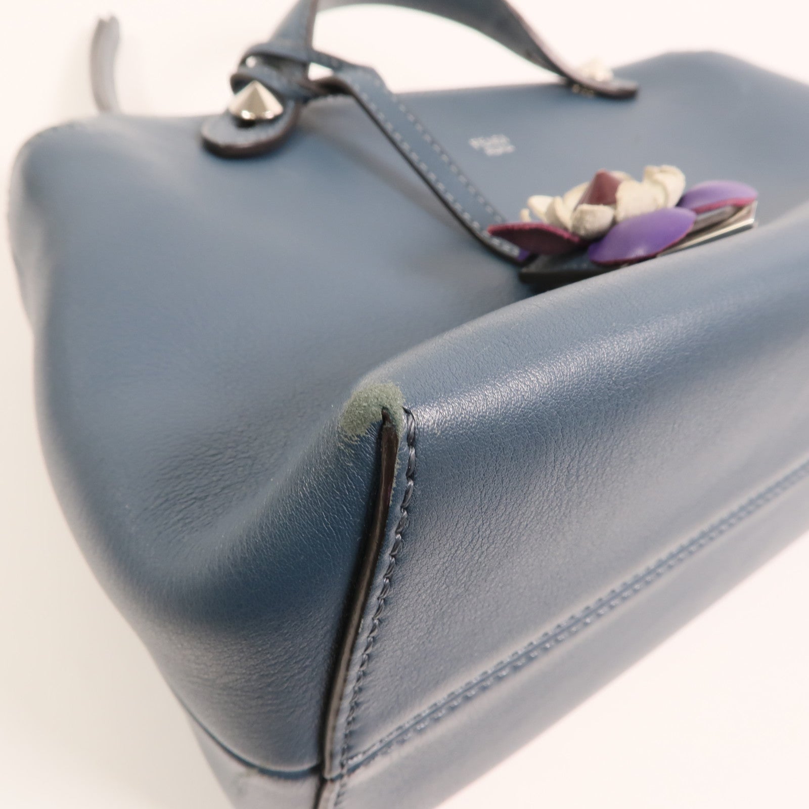 FENDI 【激減優惠】牛皮皮革By The Way銀扣手挽肩背兩用袋