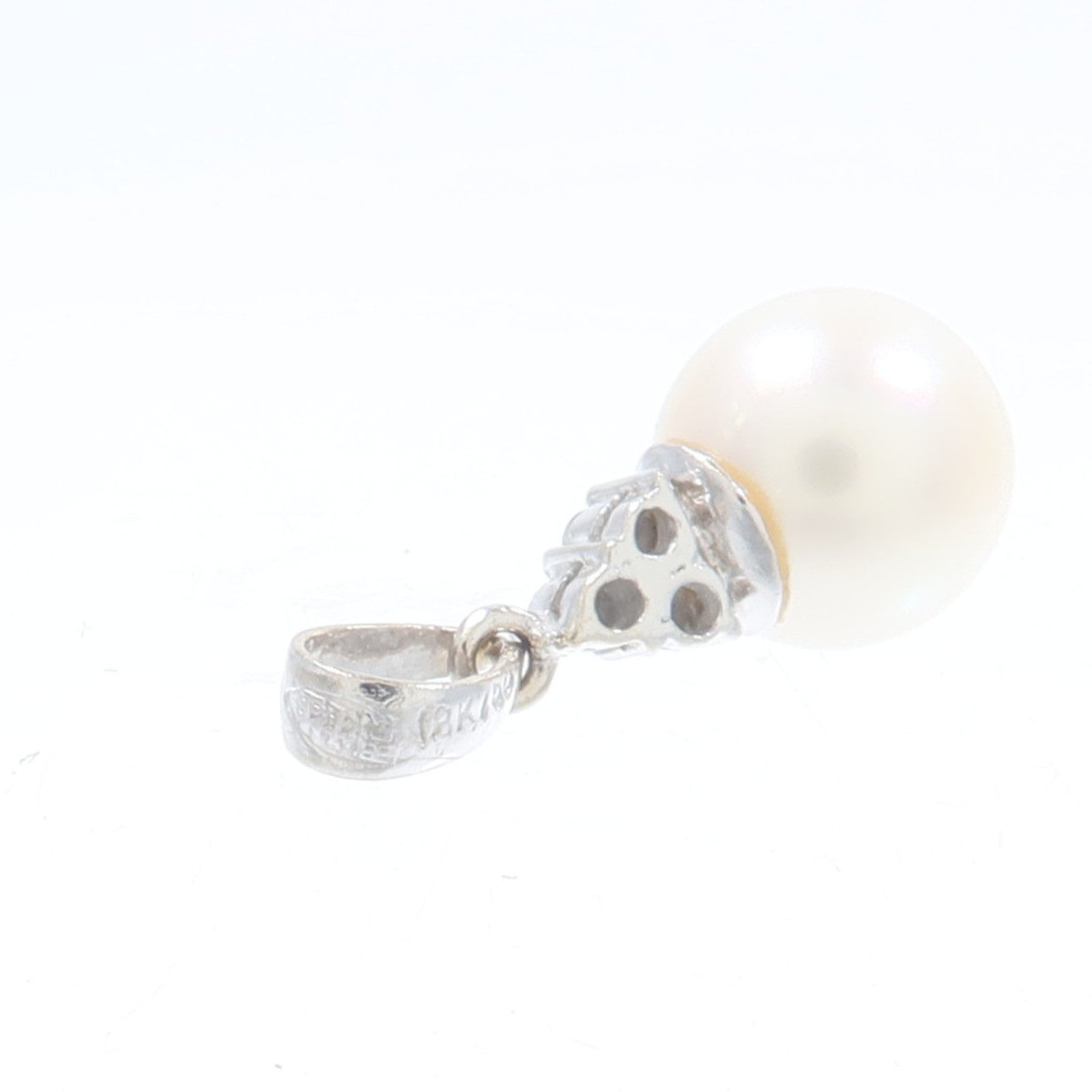 JEWELRY 18K白金Pearl Pendant珍珠吊墜
