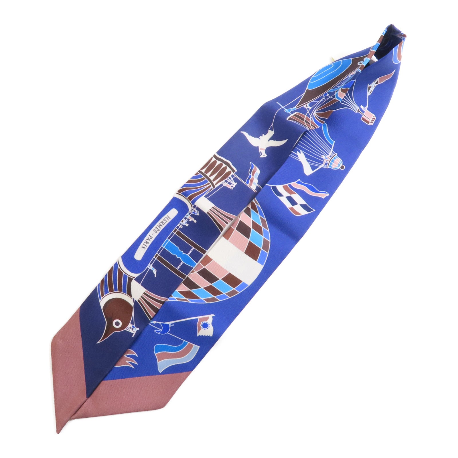 HERMES 絲質Twilly絲巾