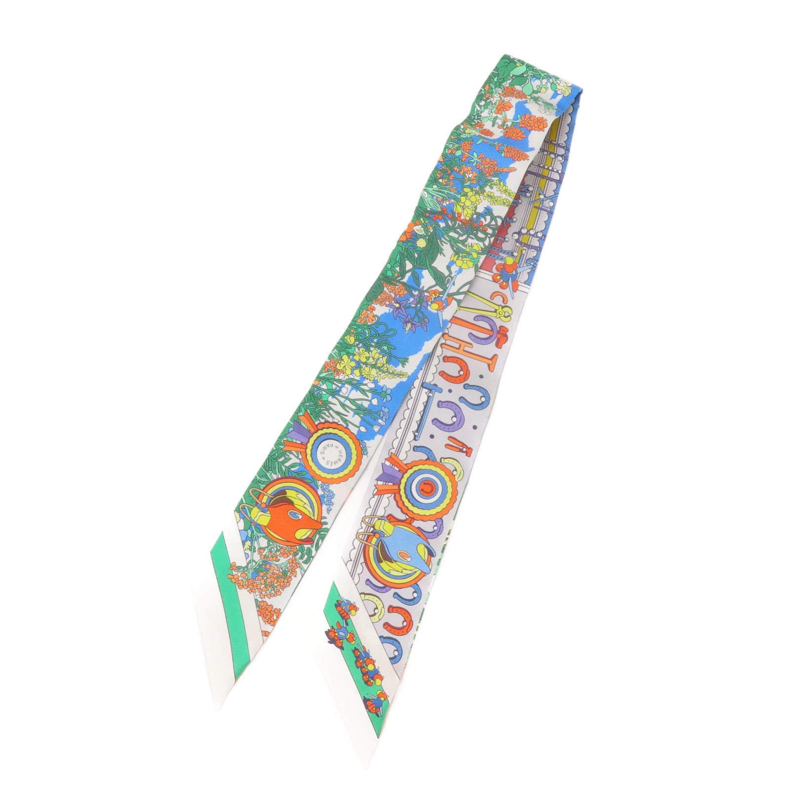 HERMES 絲質Twilly絲巾