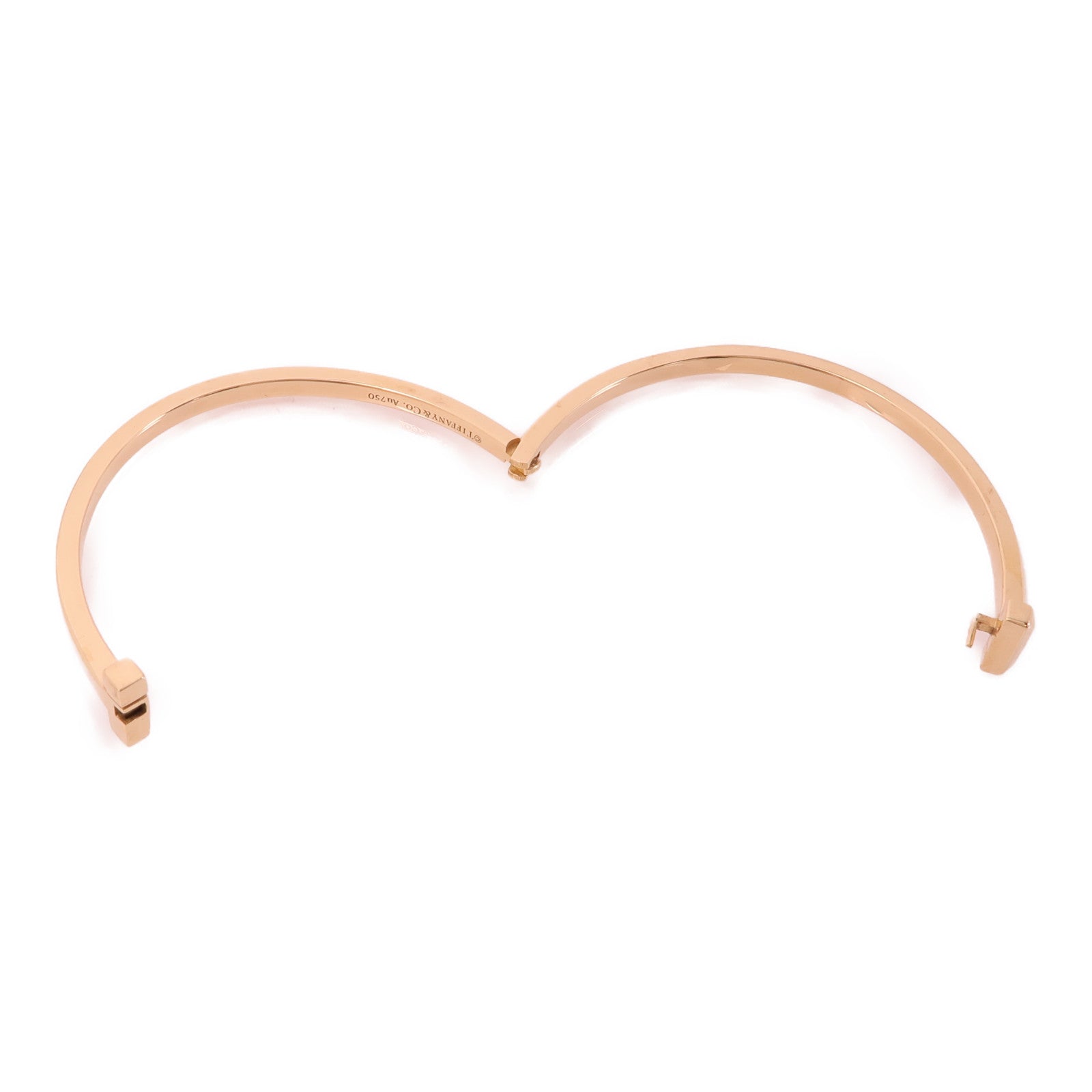 TIFFANY＆CO 18K玫瑰金T1 Bangle手鐲