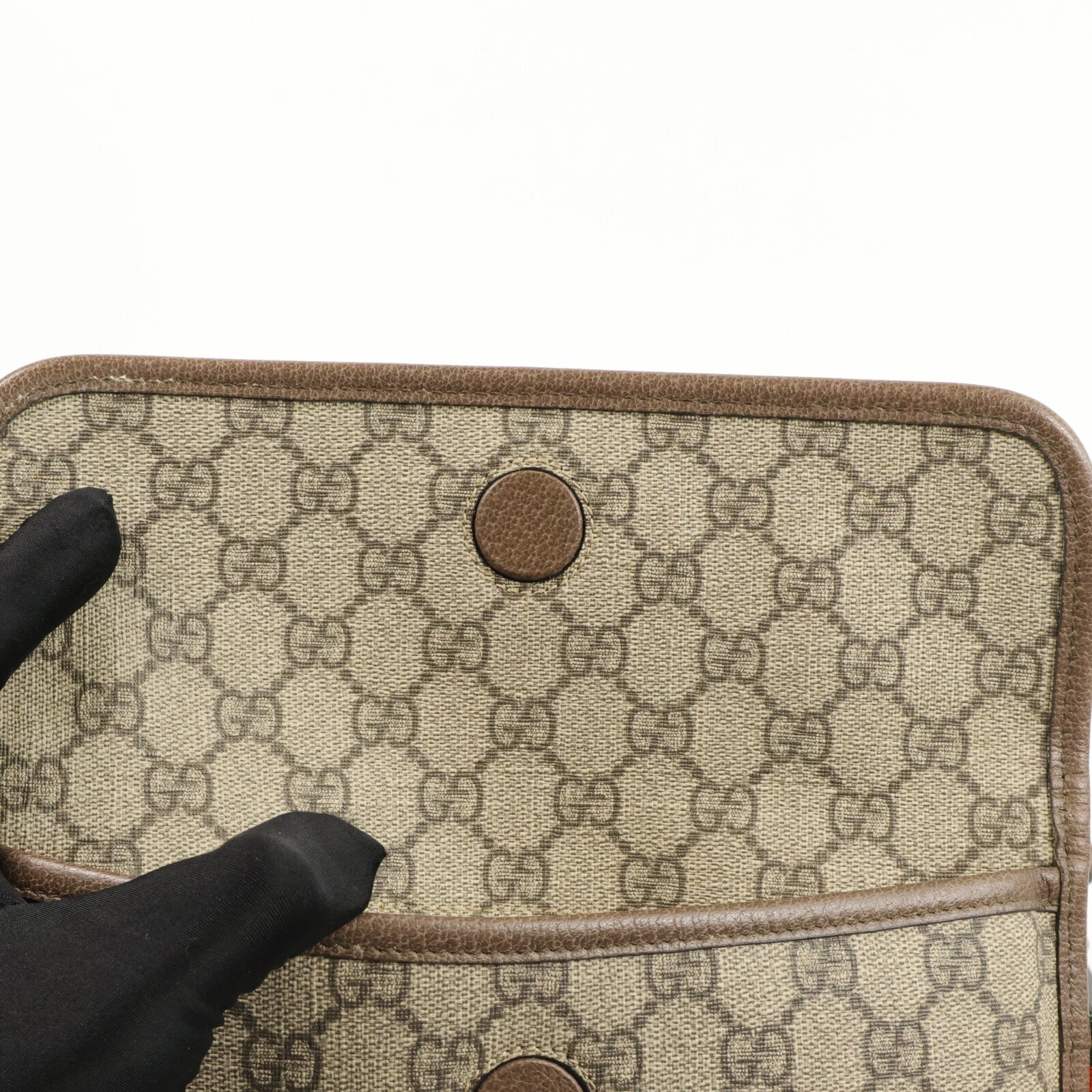 GUCCI 塗層帆布Neo Vintage GG Supreme肩背袋