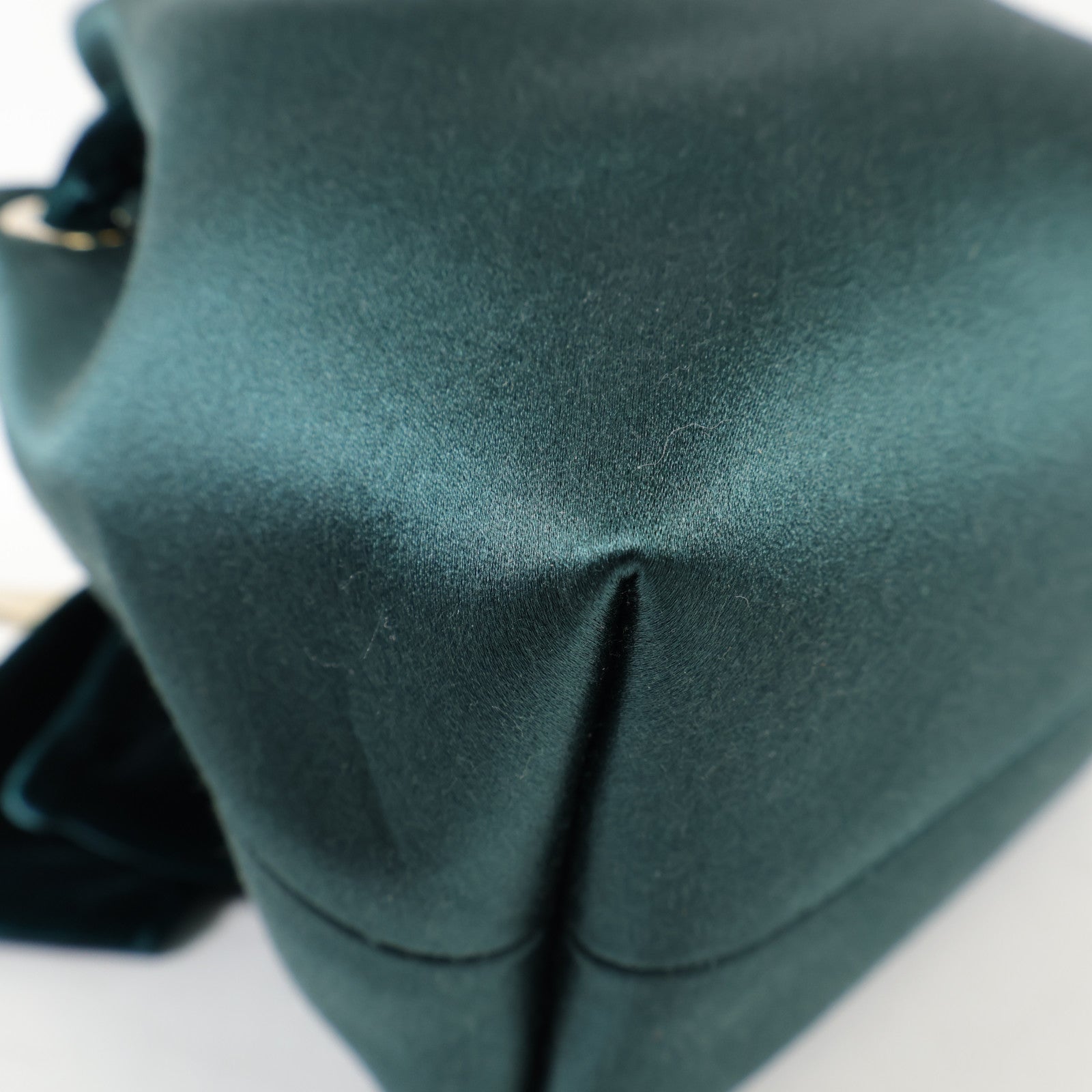 JIMMY CHOO Velvet/Satin Bon Bon Mini Bag金扣手挽肩背兩用袋
