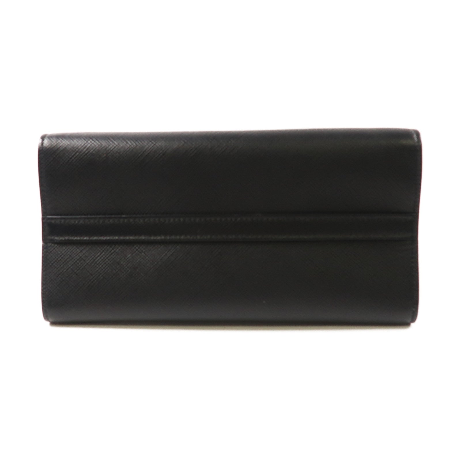 PRADA 牛皮皮革2 Way Shoulder Bag金扣手挽肩背兩用袋黑色