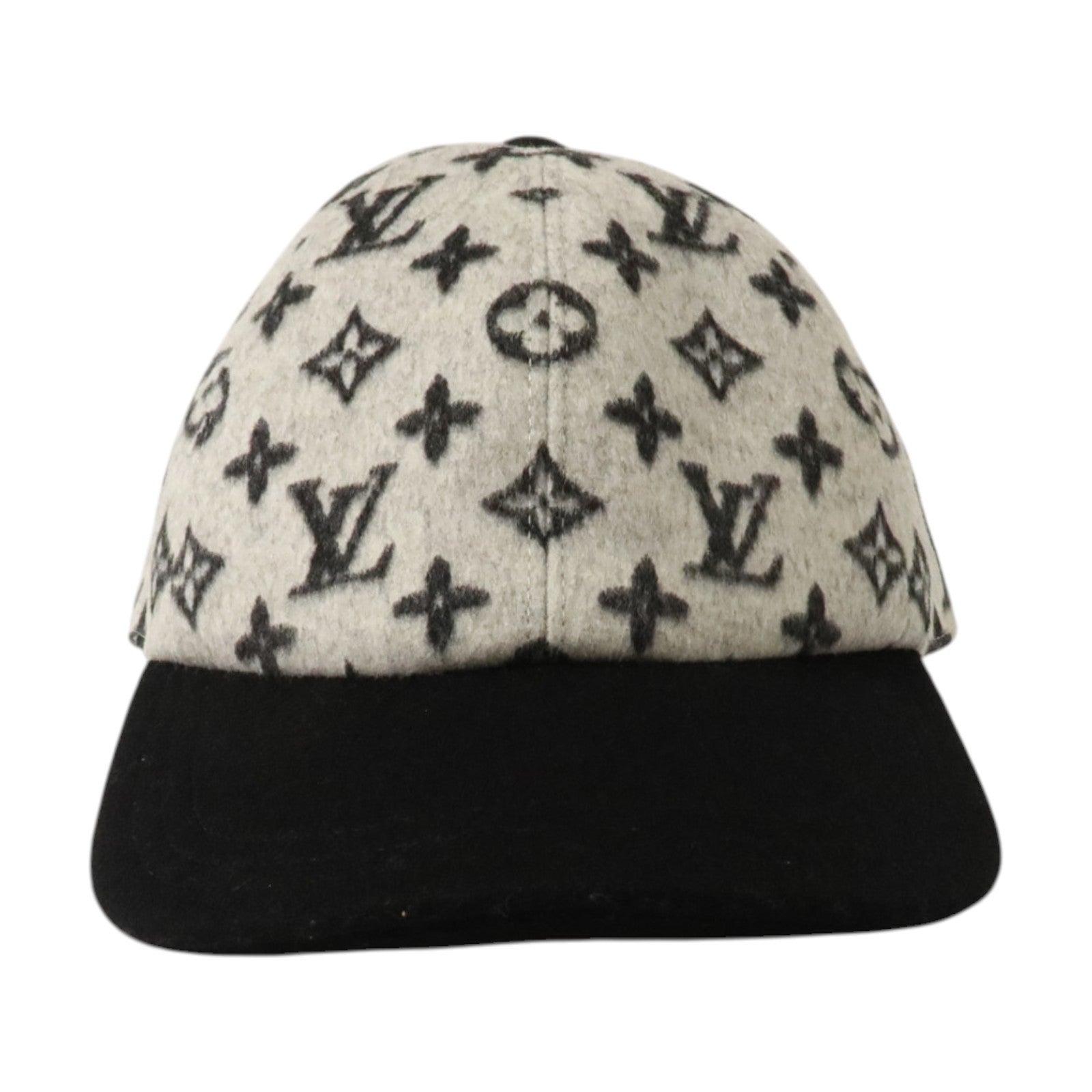 LOUIS VUITTON 羊毛Carry On Cap金扣帽子