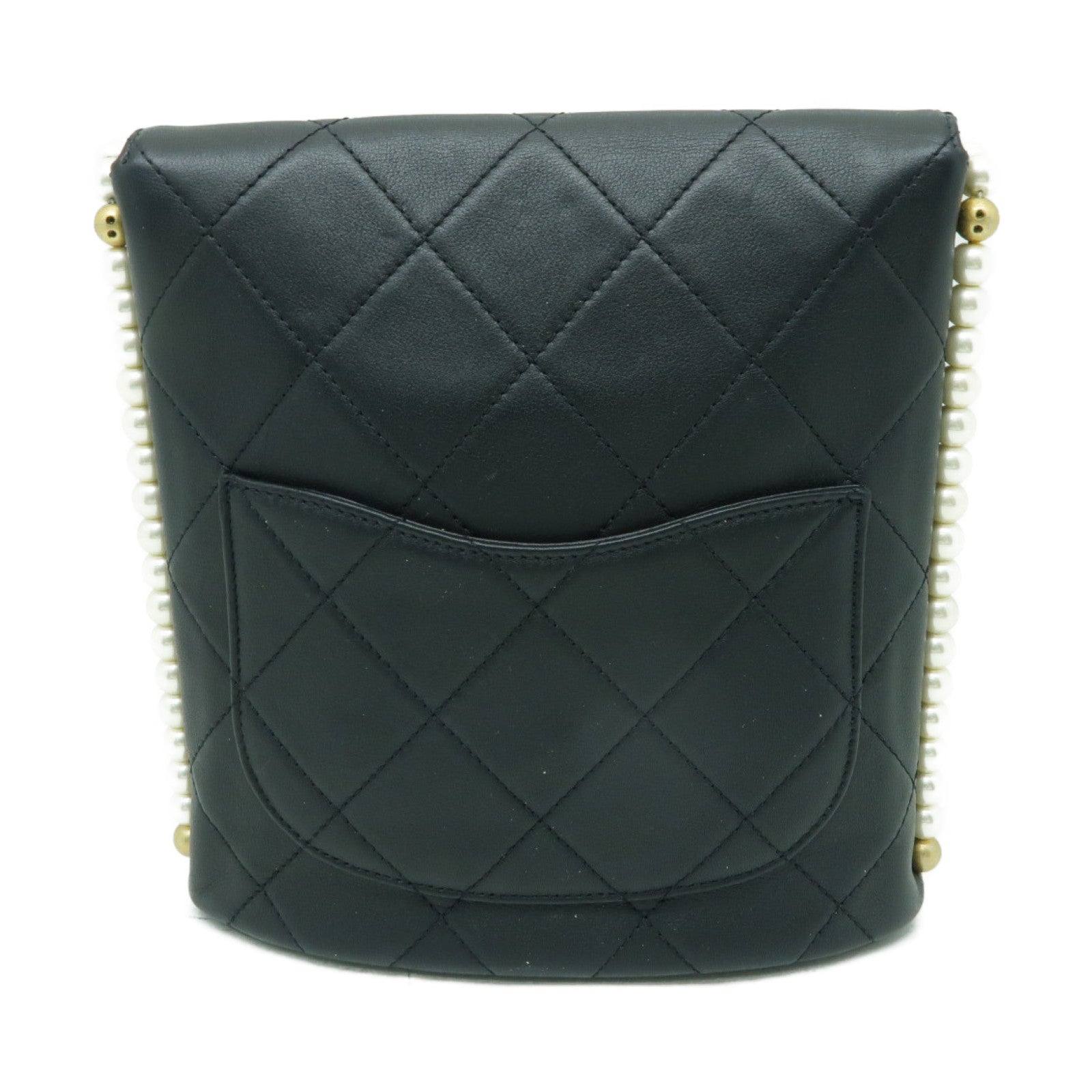 CHANEL 【激減優惠】菱格皮革Small Hobo金扣肩背袋黑色