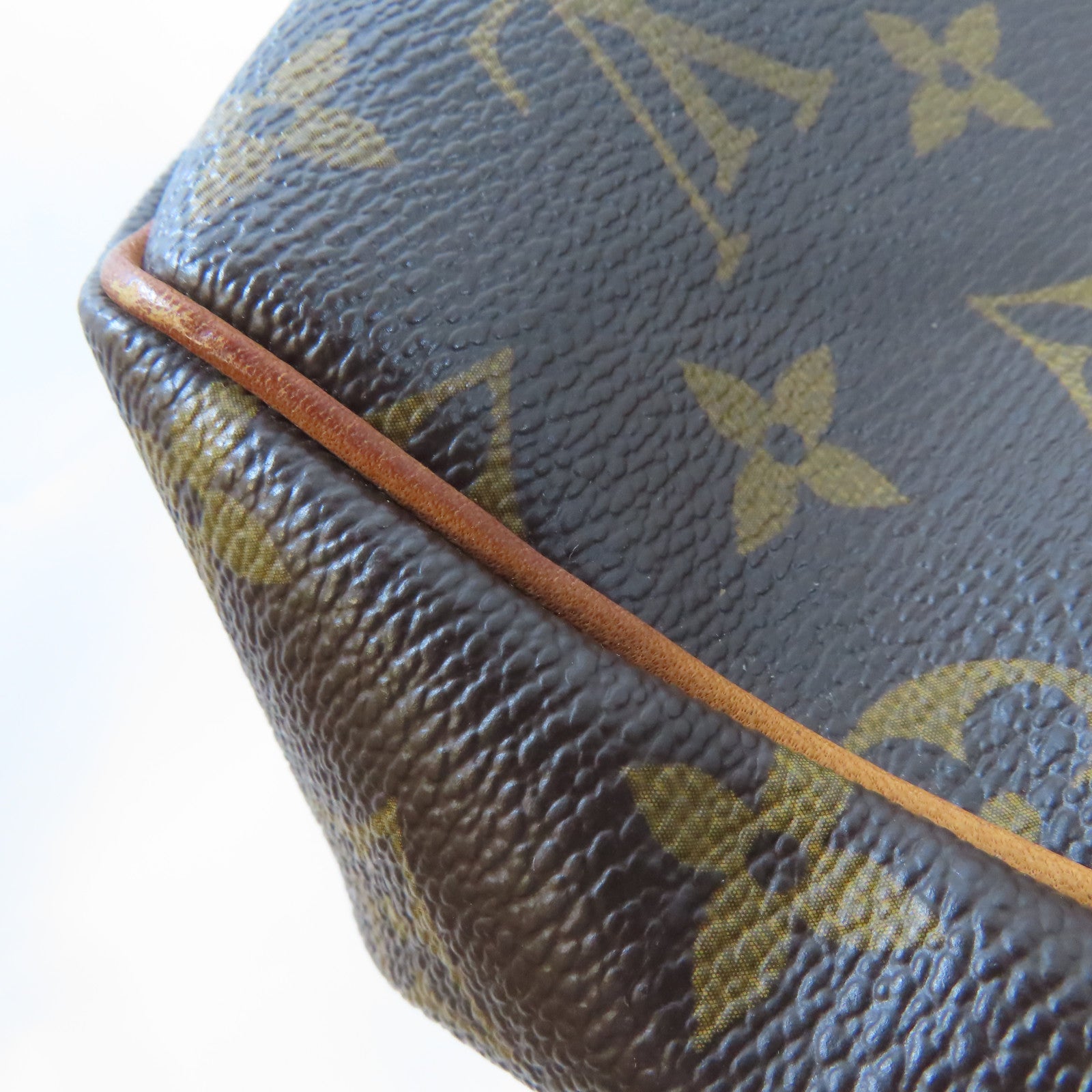 LOUIS VUITTON 【激減優惠】Monogram Batignolles金扣肩背袋棕色