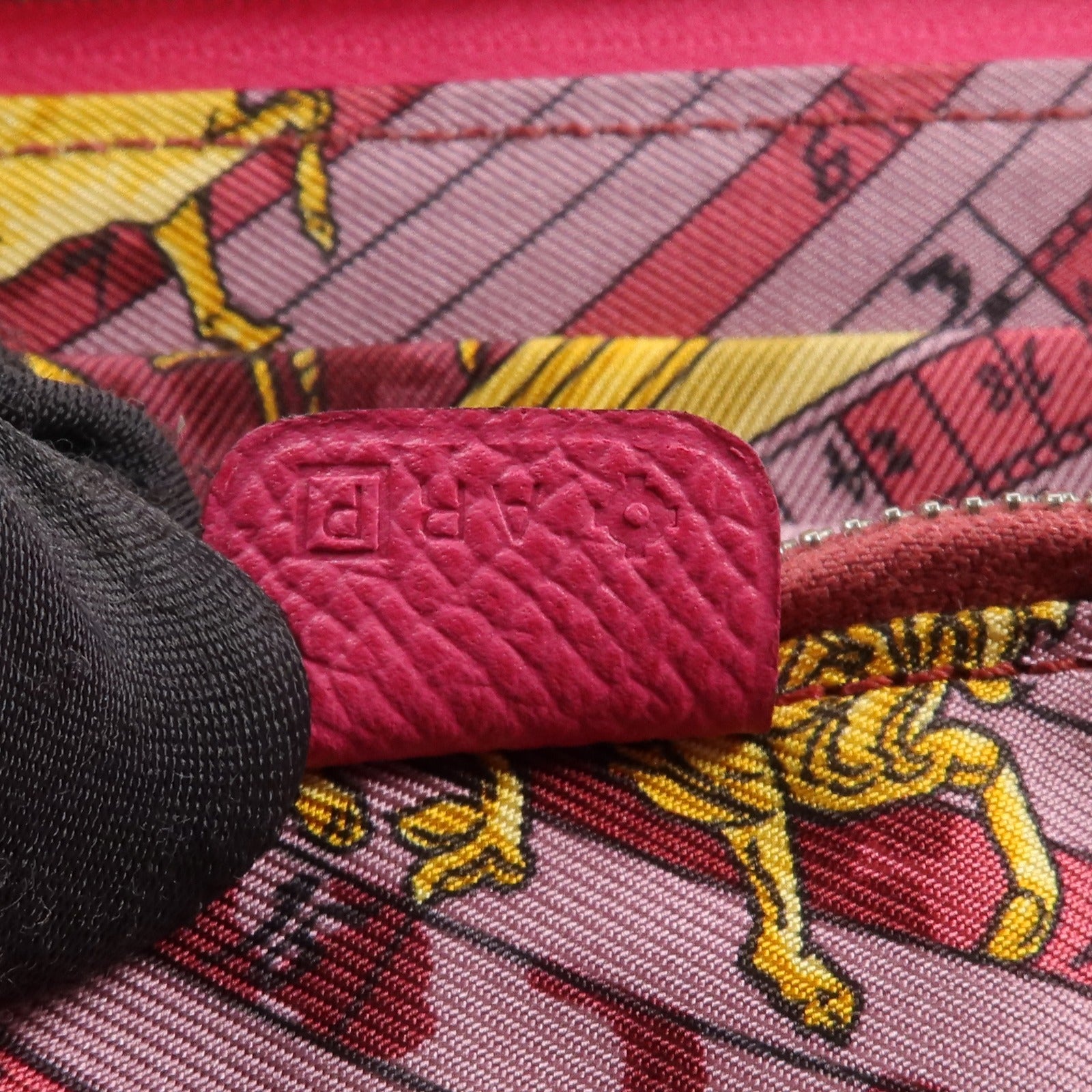 HERMES 【激減優惠】Epsom皮革Silk In Long Wallet長錢包Rose Tyrien