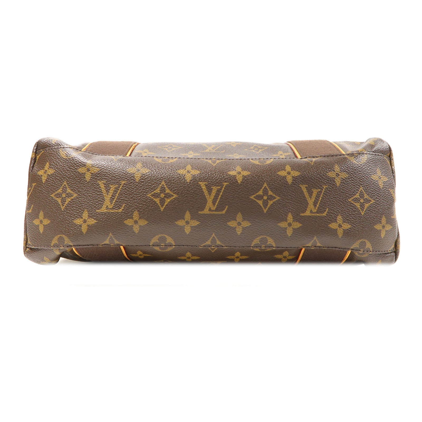 LOUIS VUITTON Monogram Beaubourg金扣手挽袋啡色