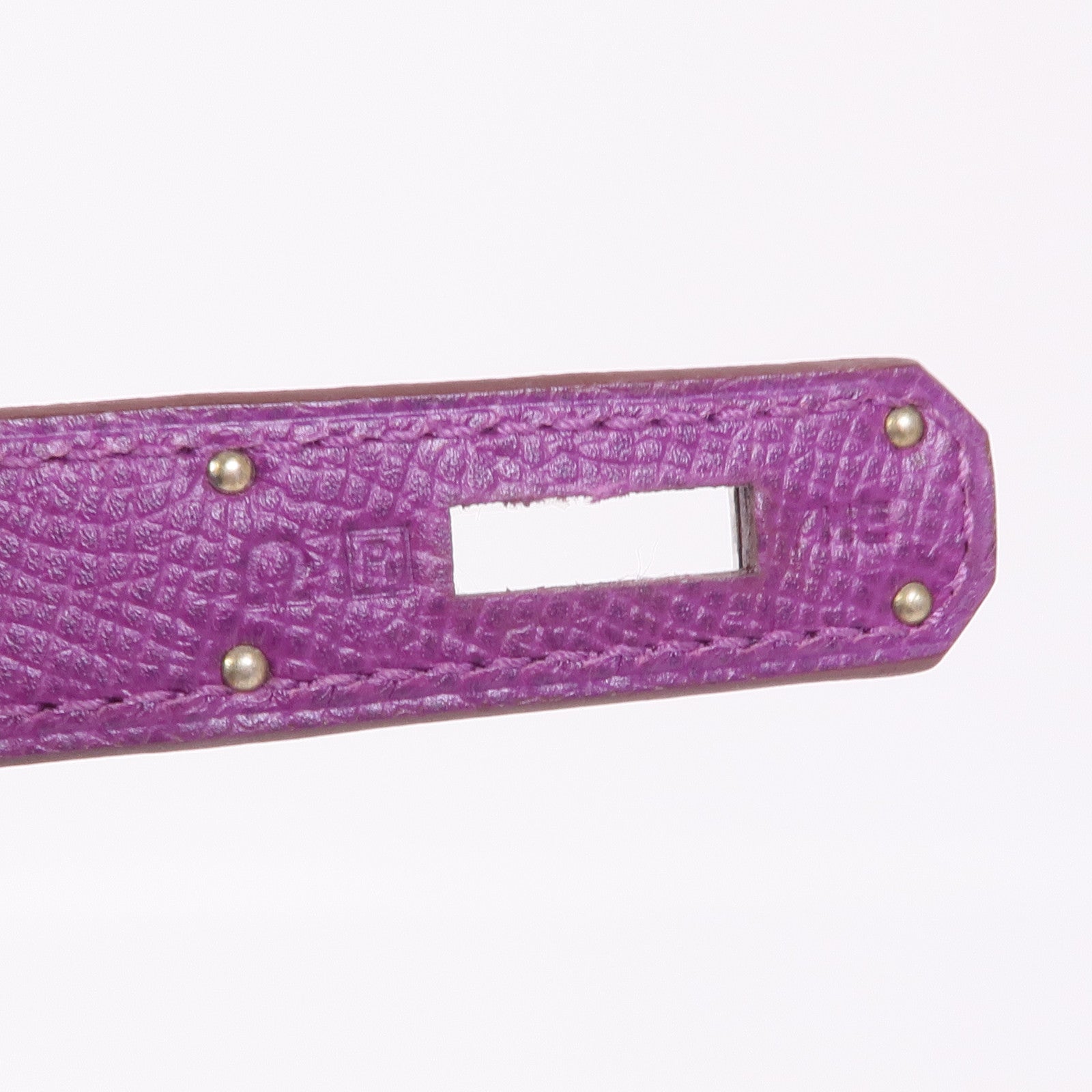 HERMES Epsom皮革Kelly 35銀扣手挽肩背兩用袋P9 Anemone