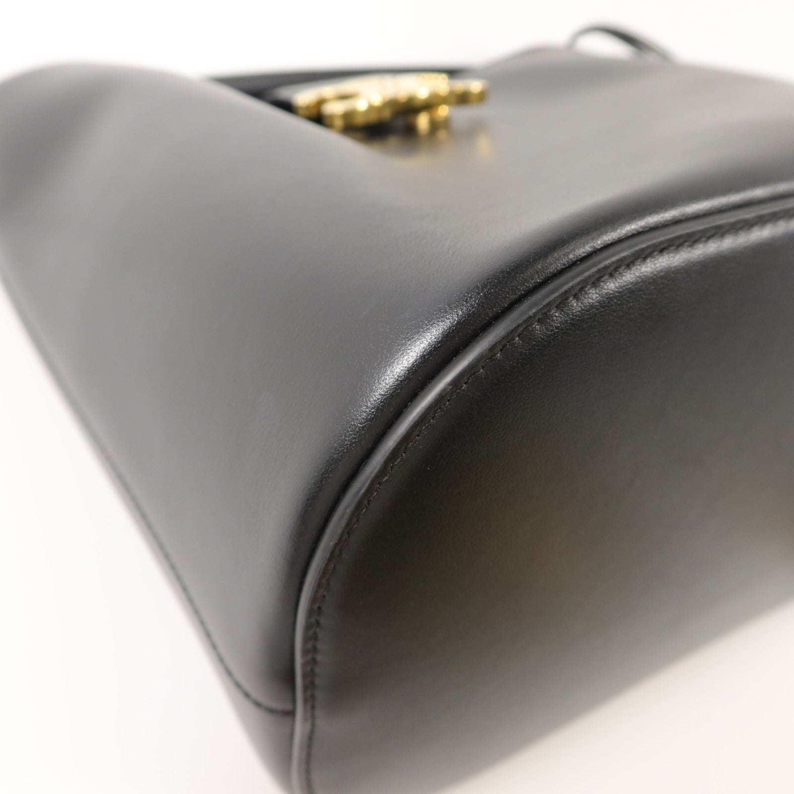 CELINE 牛皮皮革Louise Bucket Medium手挽肩背兩用袋