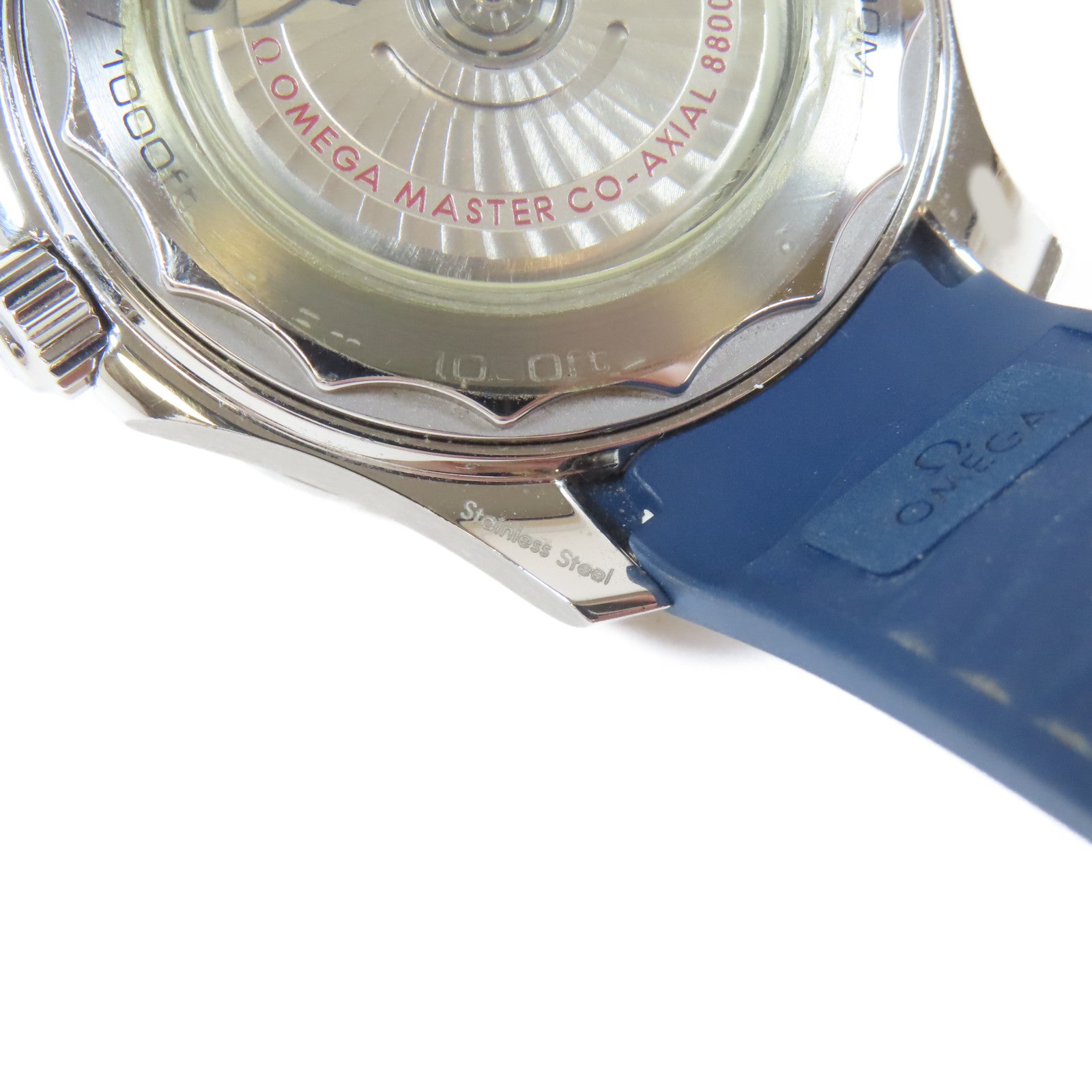 OMEGA Seamaster Diver 300M不鏽鋼/橡胶手錶自動機芯藍色/銀色