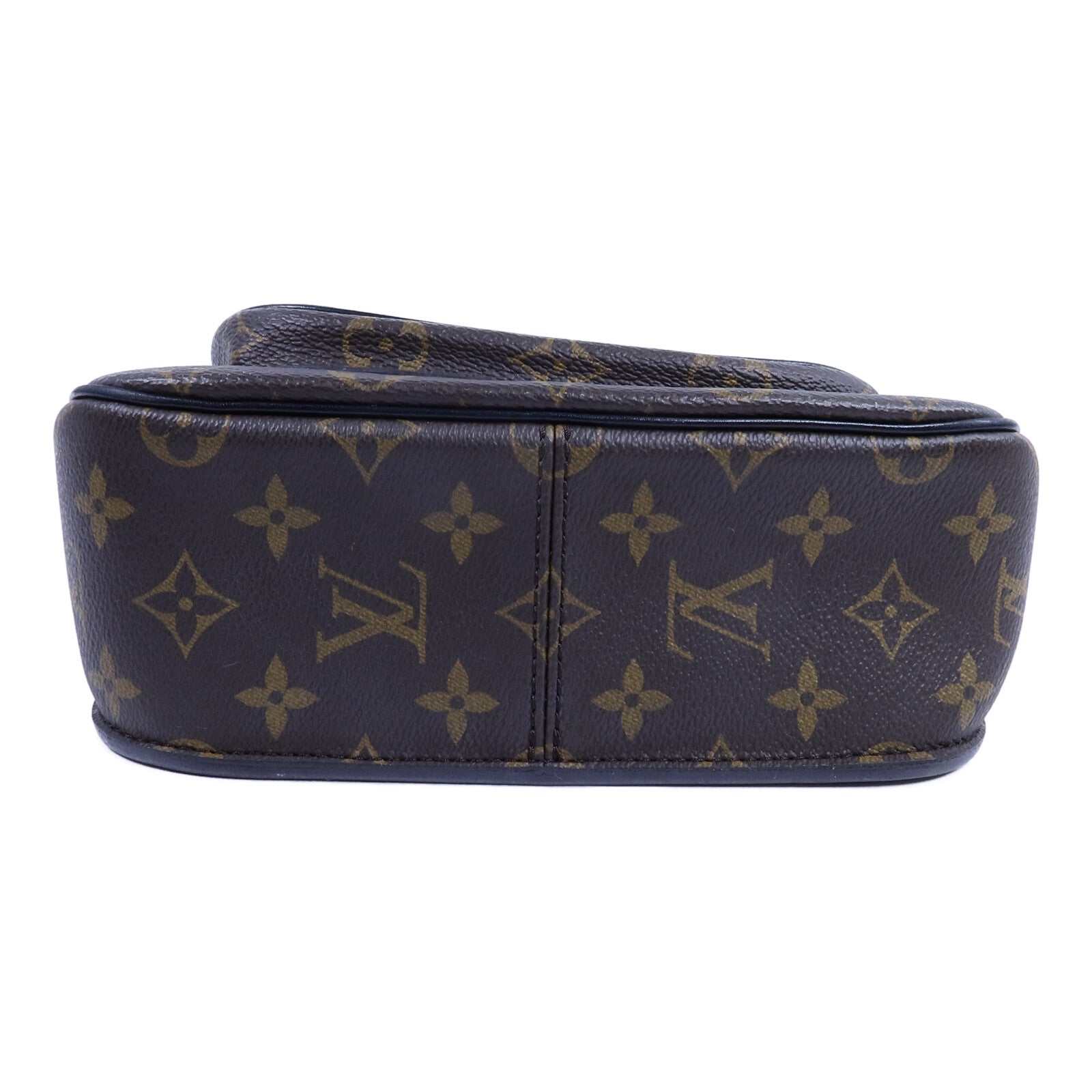 LOUIS VUITTON Monogram Passy金扣肩背袋棕色