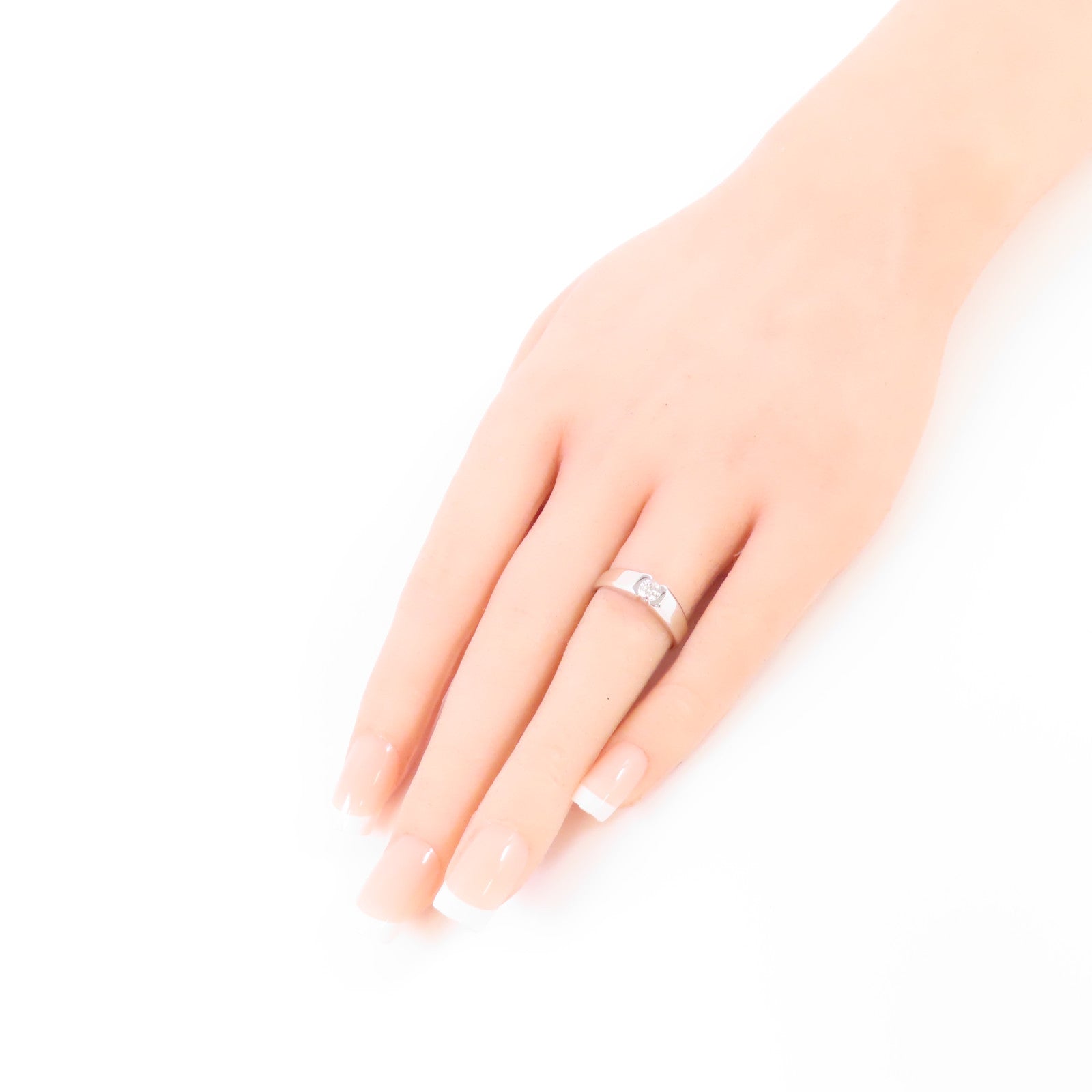 JEWELRY 【激減優惠】18K白金/鑽石Diamond Ring戒指US#6