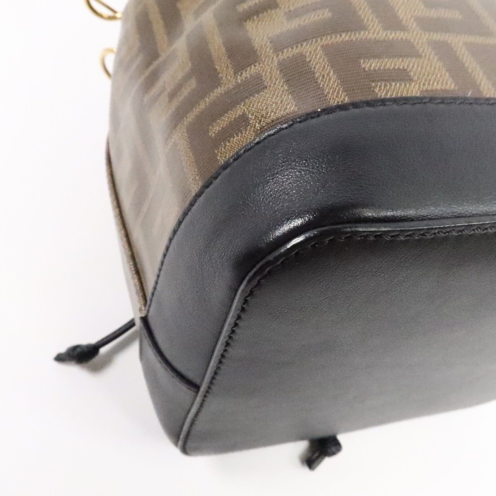 FENDI 塗層帆布Mon Tresor肩背袋