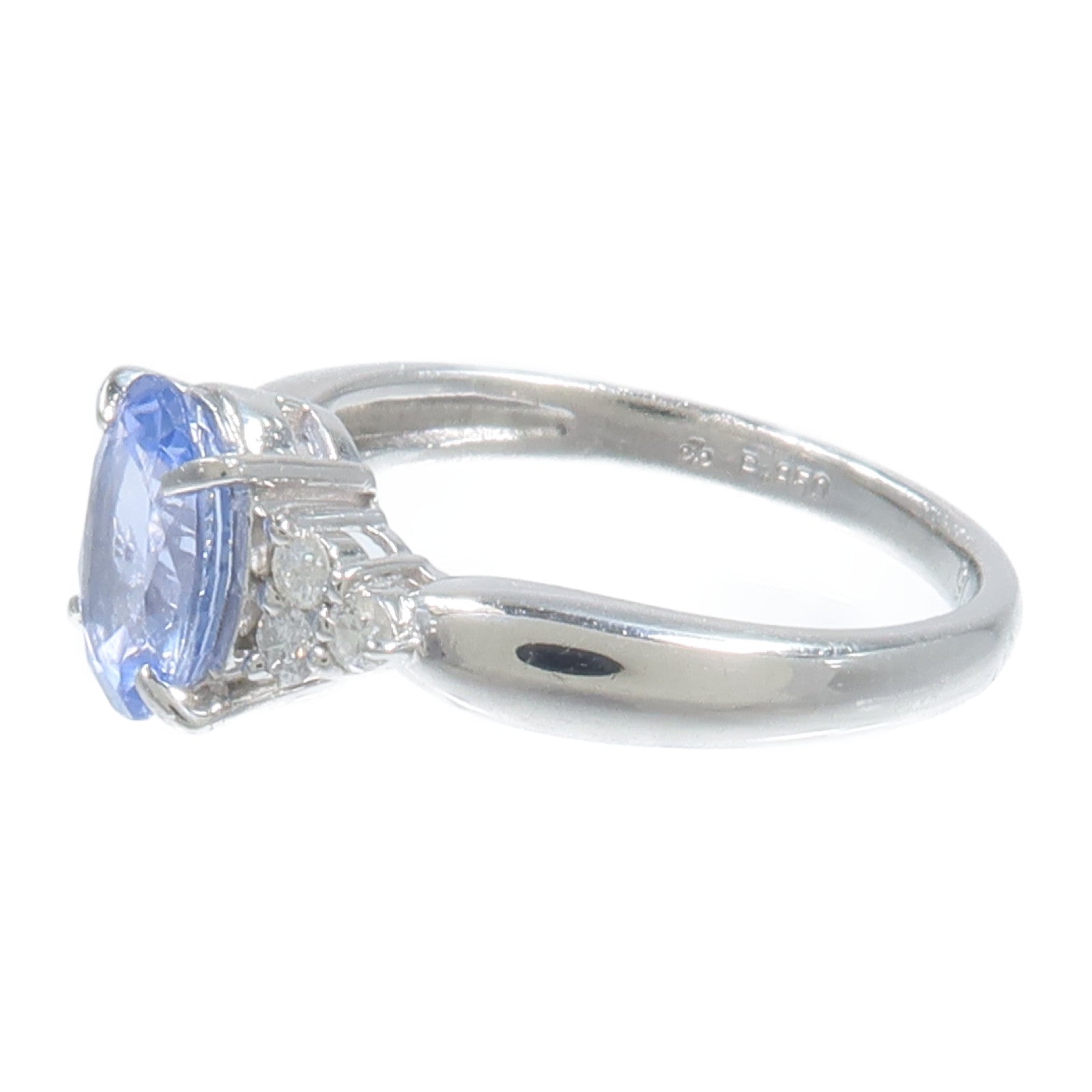 JEWELRY PT850鉑金Color Stone Diamond Ring彩色寶石戒指