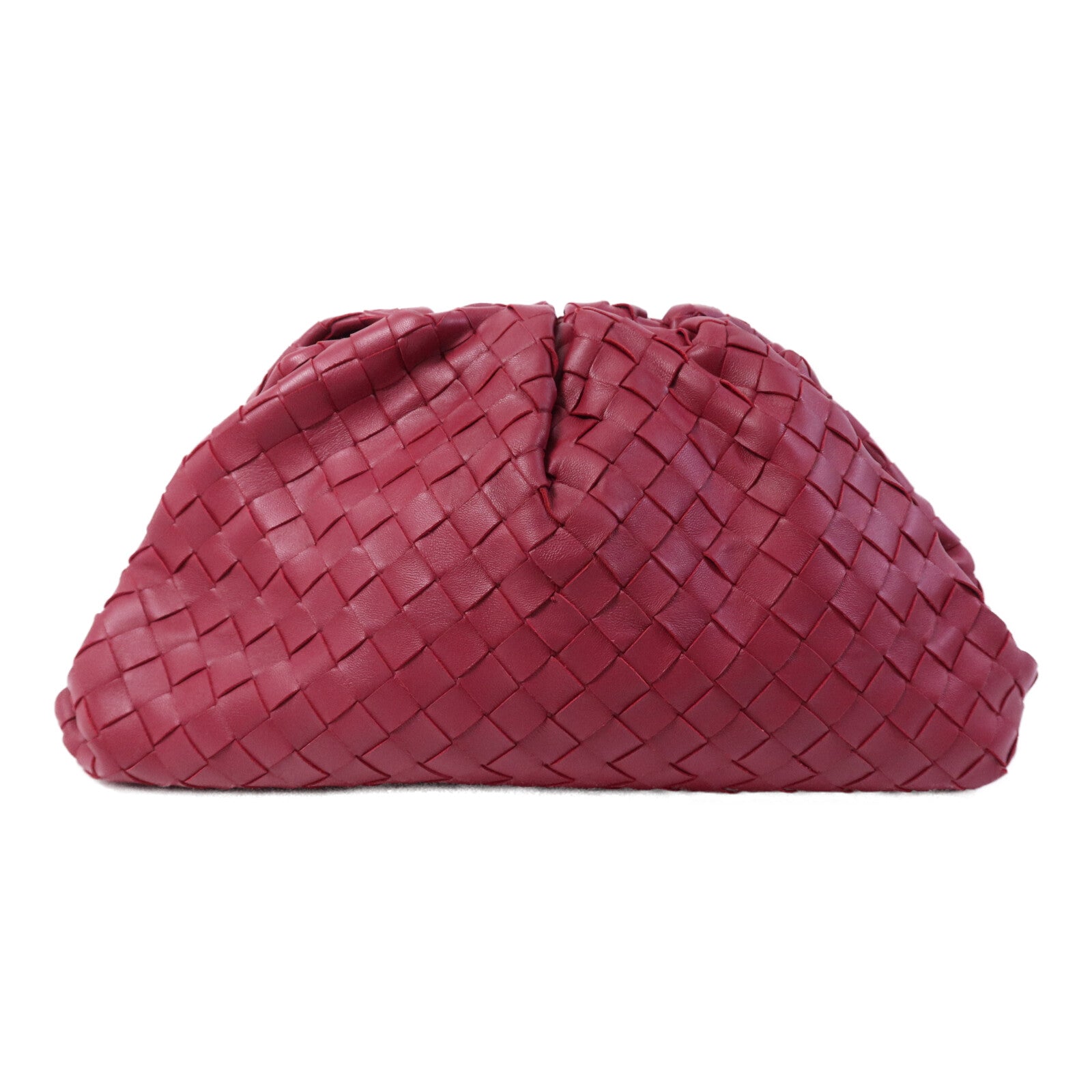 BOTTEGA VENETA 皮革Saddle Pouch金扣手拿包