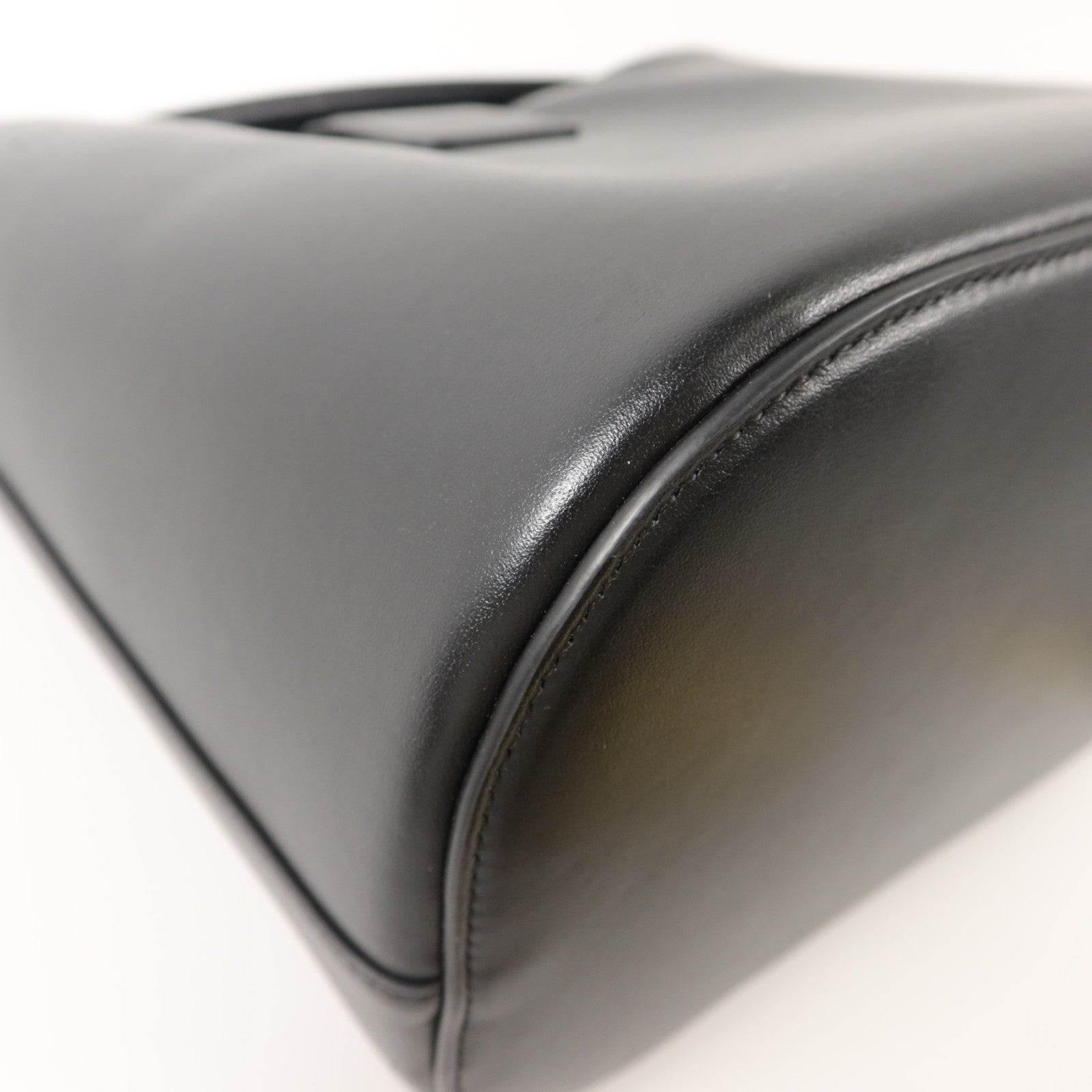 CELINE 牛皮皮革Louise Bucket Medium手挽肩背兩用袋