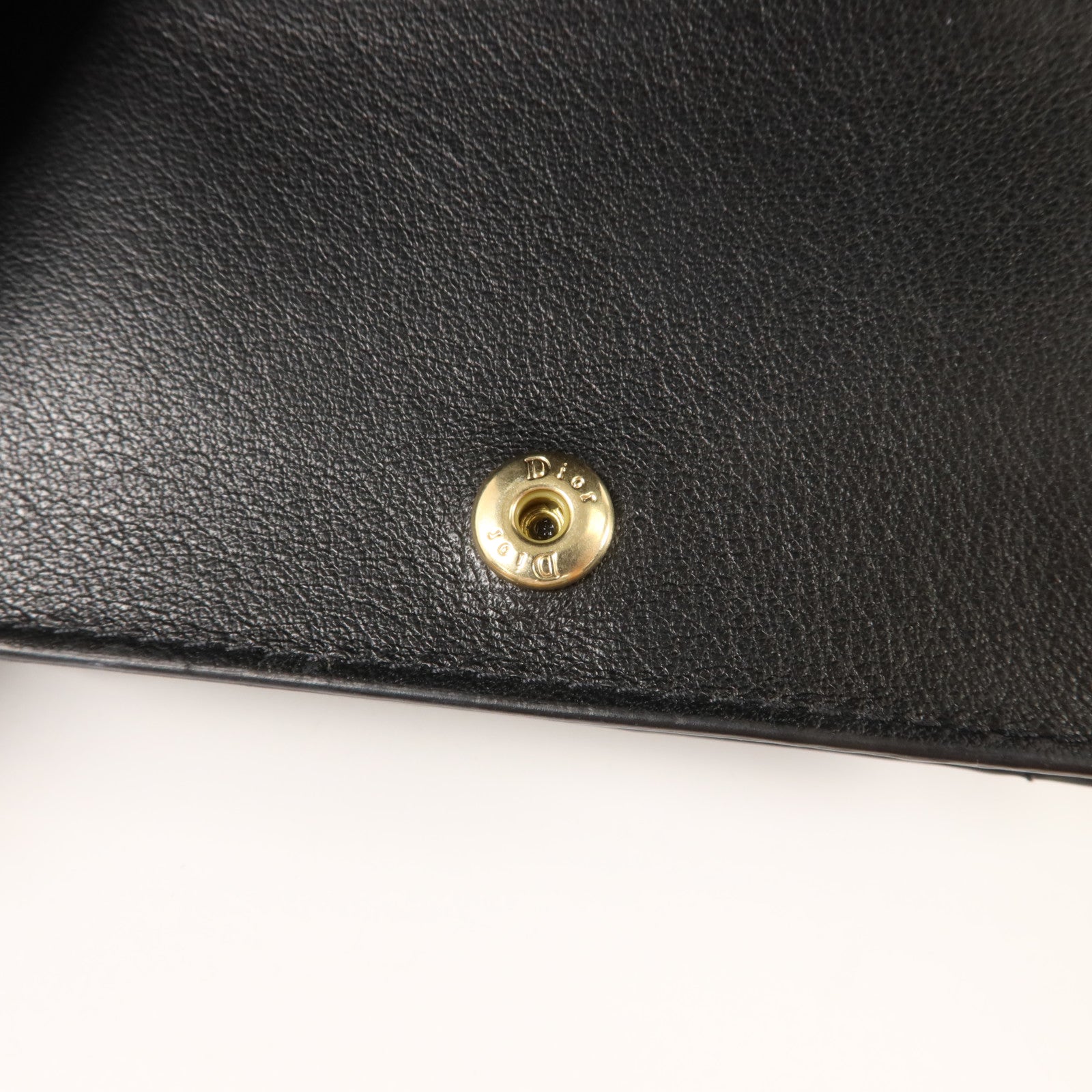 Dior 漆皮皮革Lady Dior Compact Wallet金扣錢包