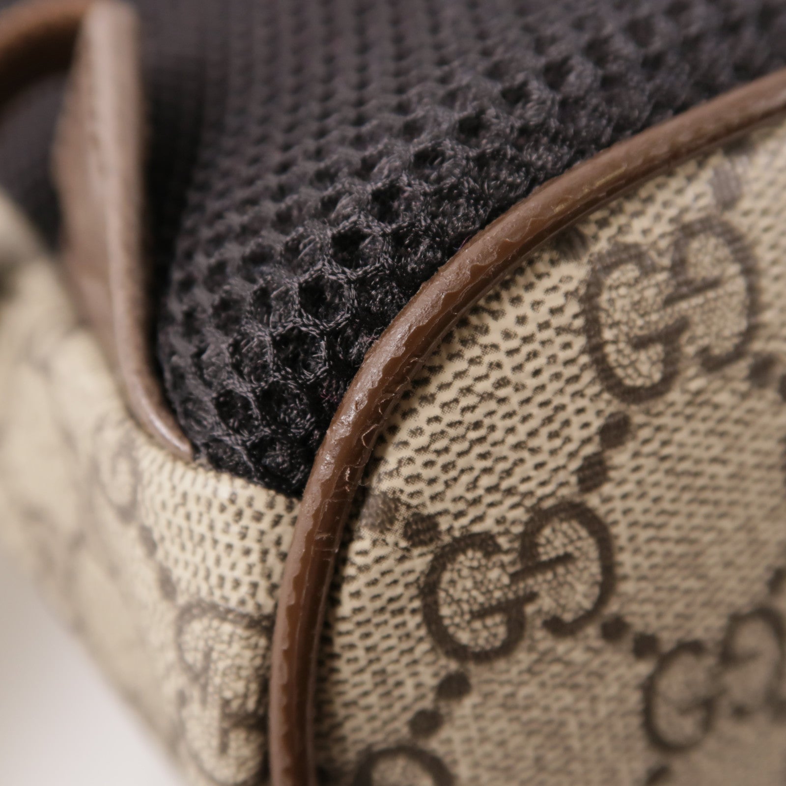 GUCCI 塗層帆布GG Supreme Backpack金扣背包