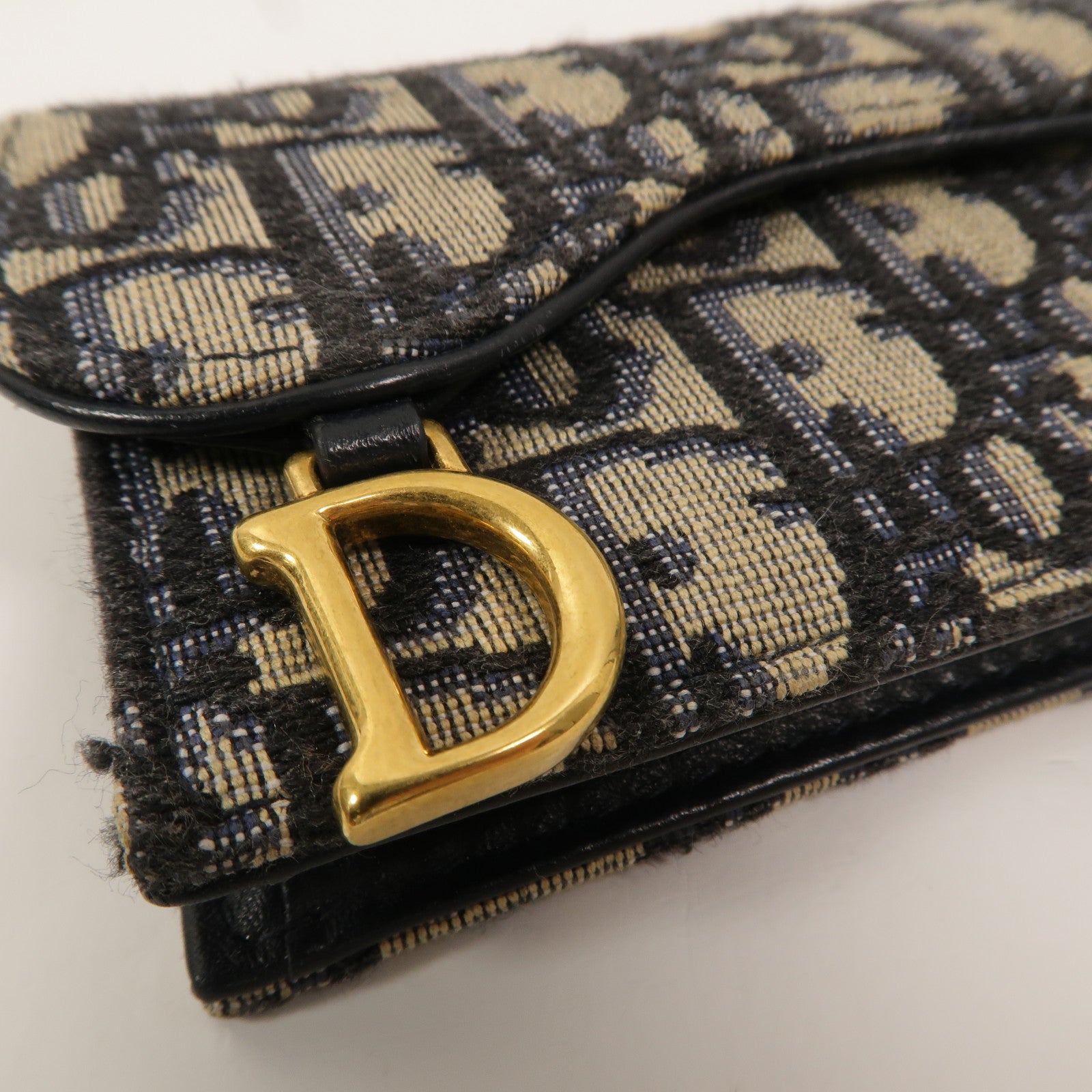 Dior Oblique帆布Saddle Card Holder卡片套