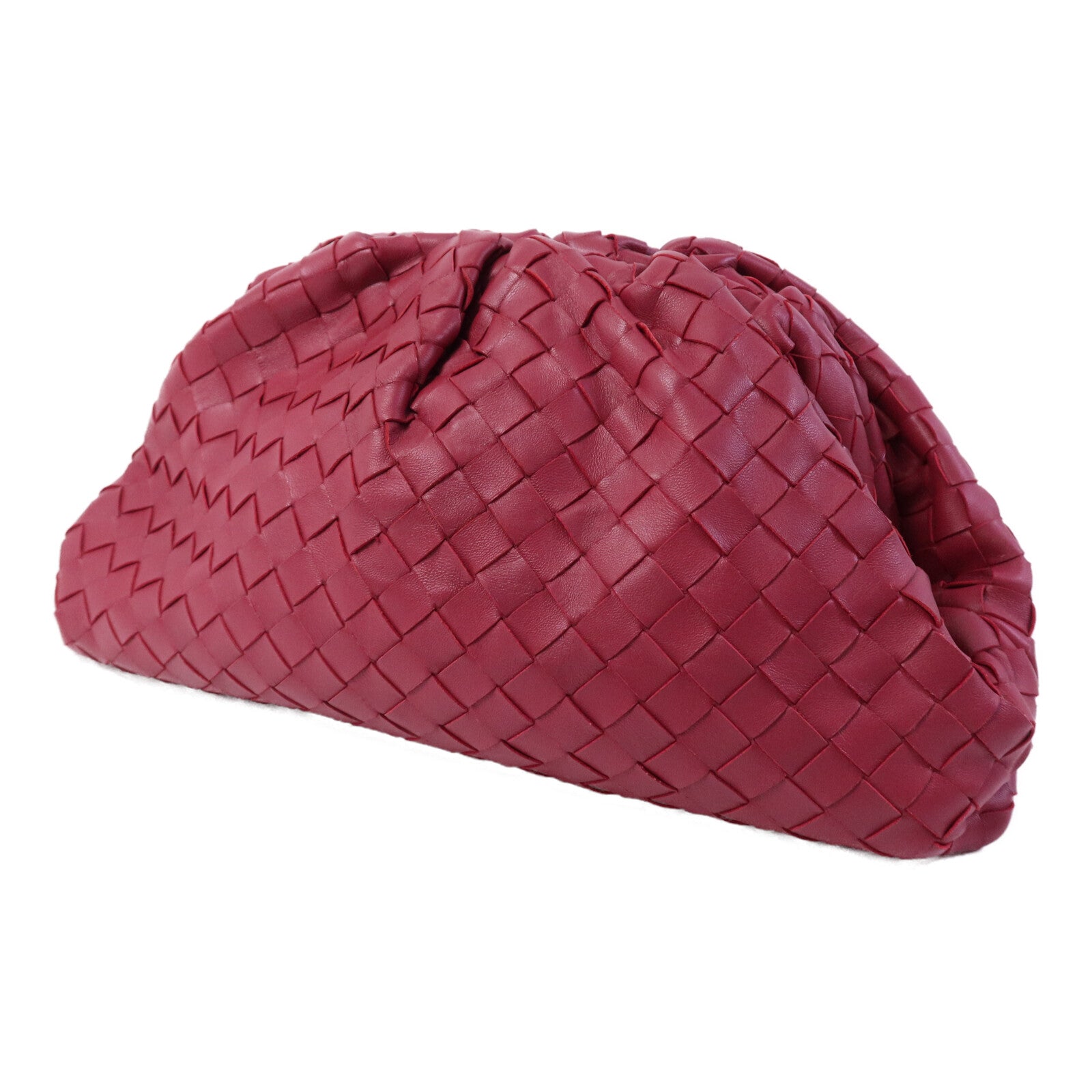 BOTTEGA VENETA 皮革Saddle Pouch金扣手拿包