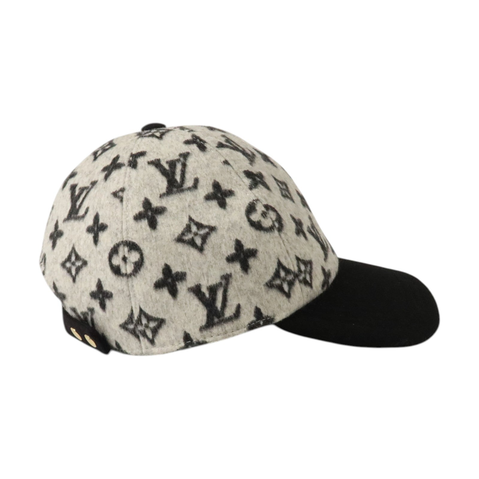 LOUIS VUITTON 羊毛Carry On Cap金扣帽子