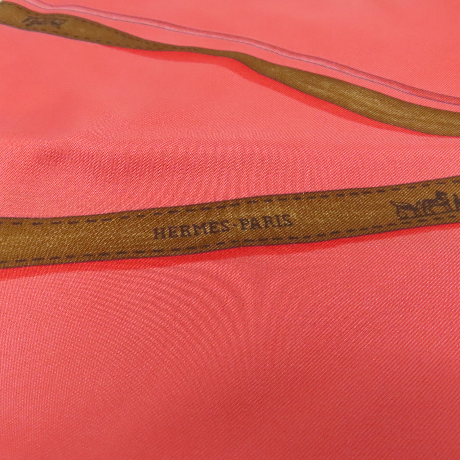 HERMES 【激減優惠】絲質Scarf絲巾橙色