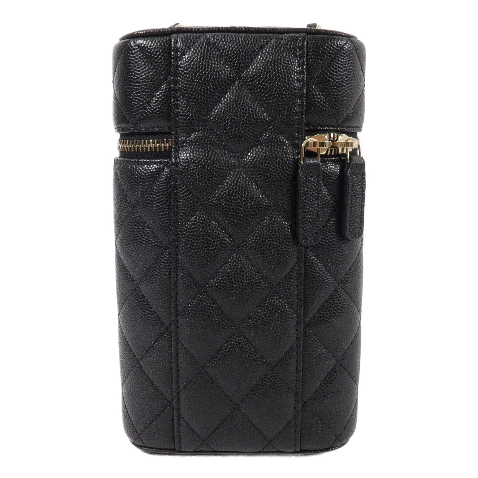 CHANEL 牛皮皮革Phone Bag鏈帶肩背袋