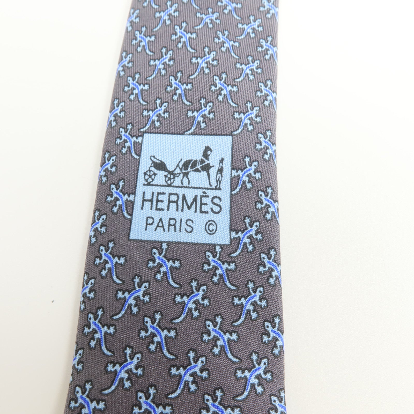 HERMES 絲質Tie領帶