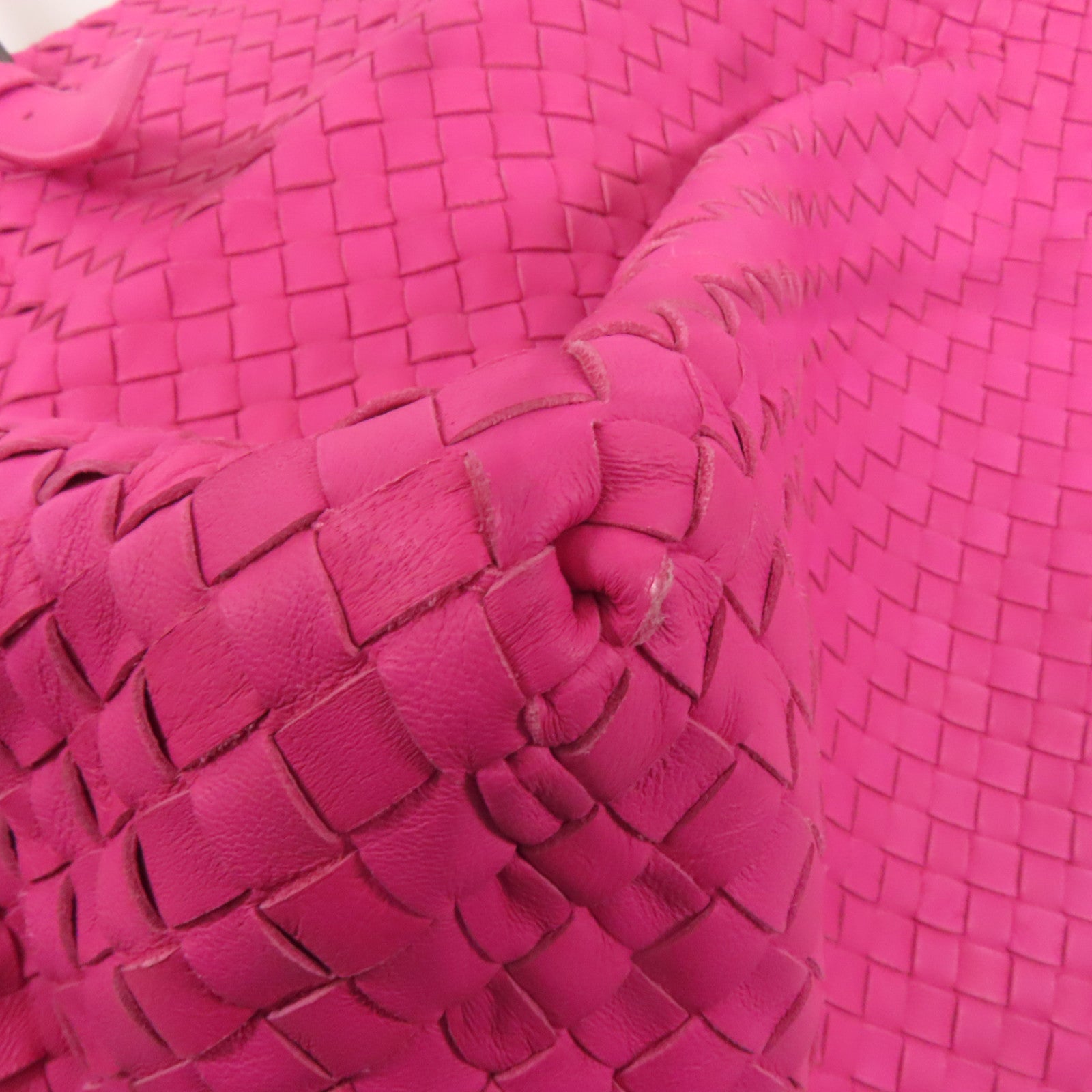 BOTTEGA VENETA 織紋皮革Tote Bag手挽袋粉紅色