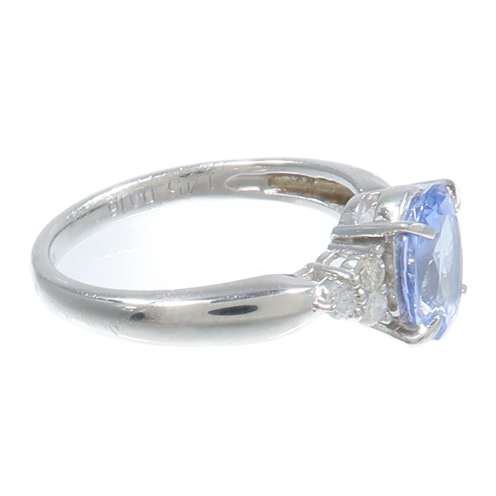 JEWELRY PT850鉑金Color Stone Diamond Ring彩色寶石戒指