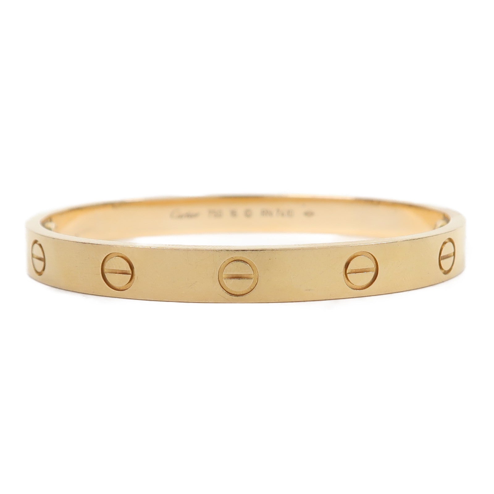 CARTIER 18K金Love Bracelet手鐲Cartier#16