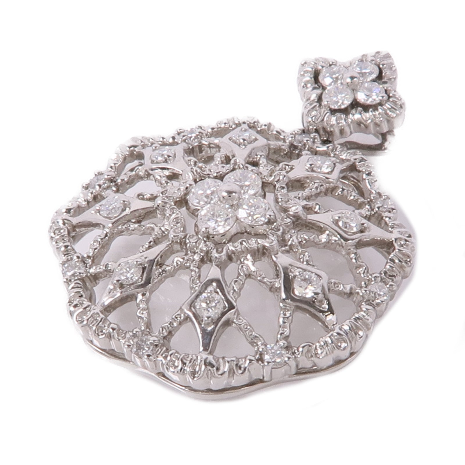 JEWELRY PT900鉑金Diamond Pendant Top鑽石吊墜