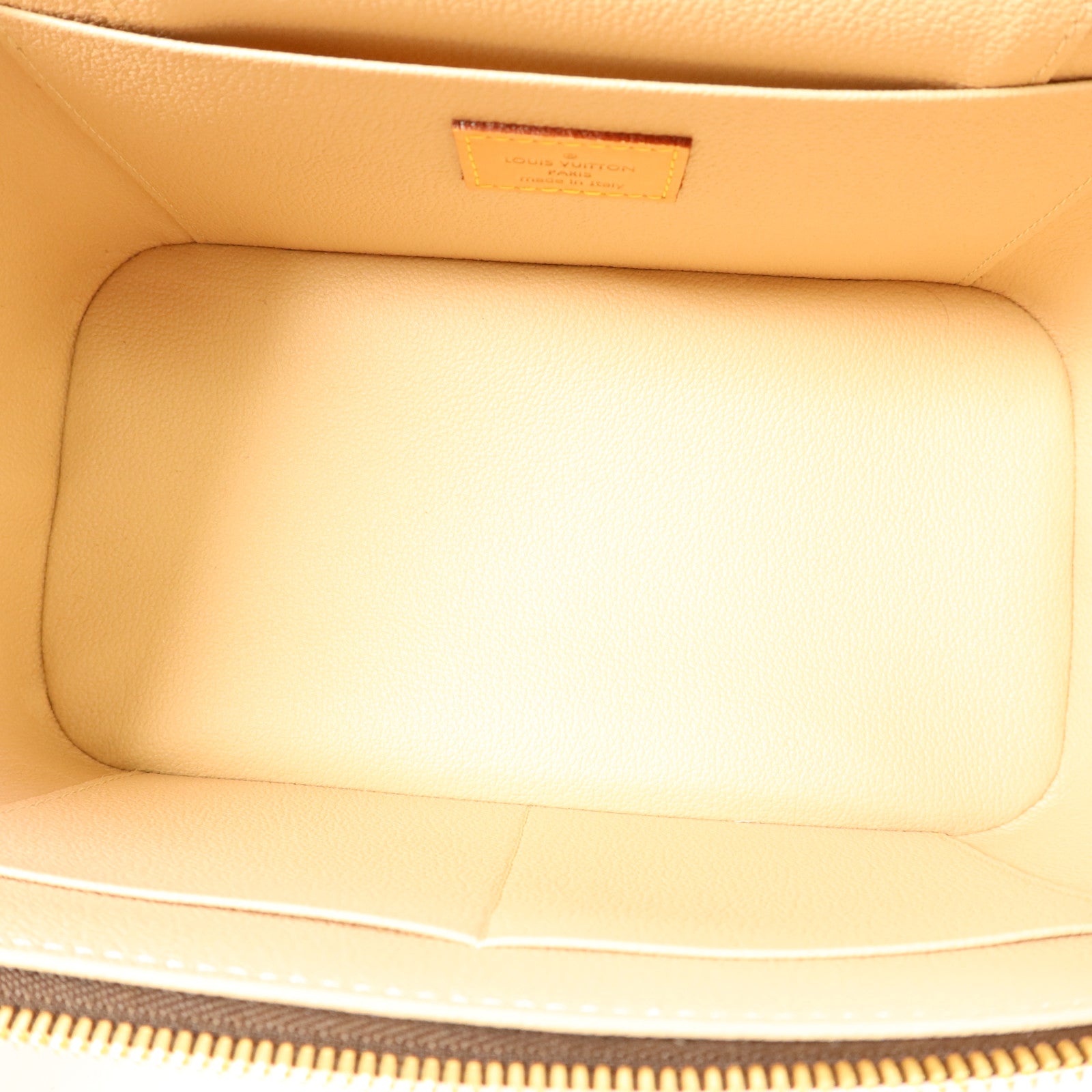 LOUIS VUITTON Monogram Nice BB金扣手挽袋棕色