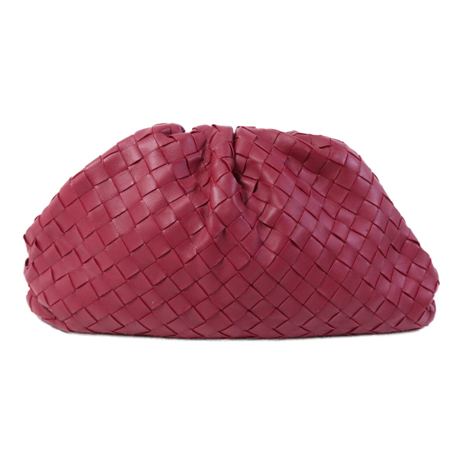 BOTTEGA VENETA 皮革Saddle Pouch金扣手拿包