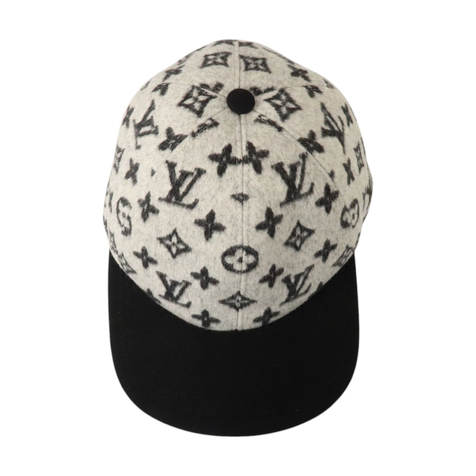 LOUIS VUITTON 羊毛Carry On Cap金扣帽子