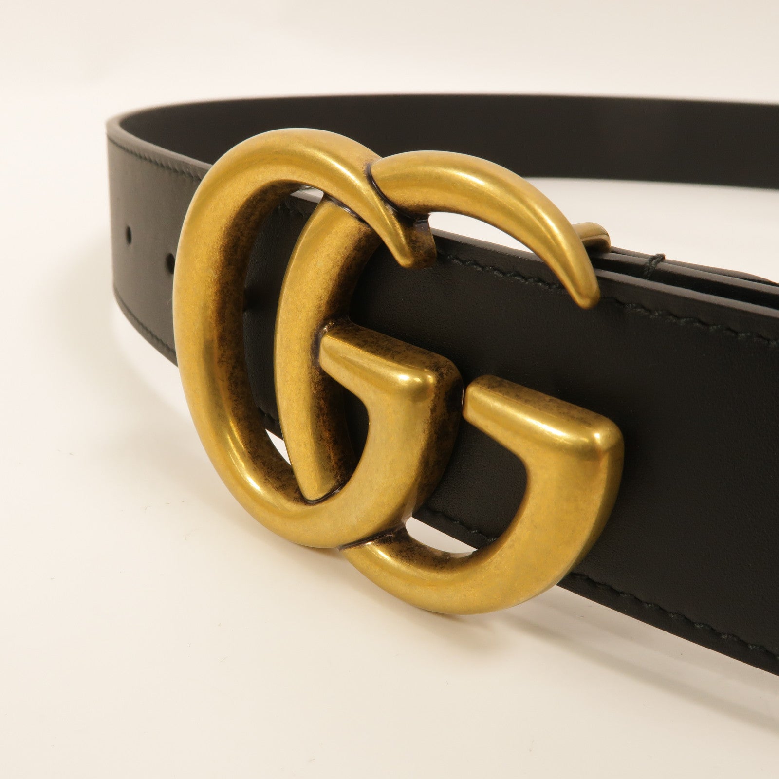GUCCI 牛皮皮革GG Marmont Belt皮帶