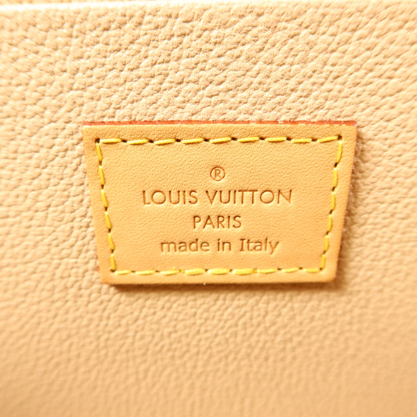 LOUIS VUITTON Monogram Nice BB金扣手挽袋棕色