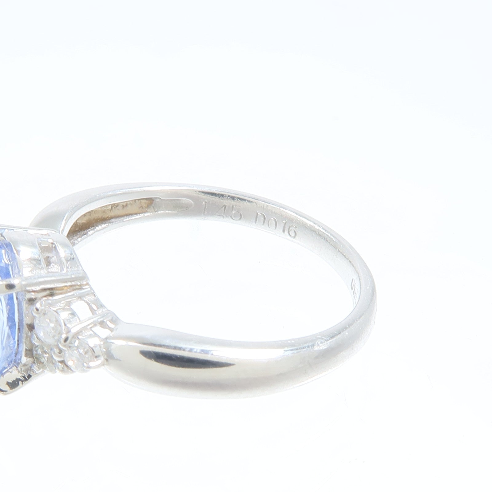 JEWELRY PT850鉑金Color Stone Diamond Ring彩色寶石戒指