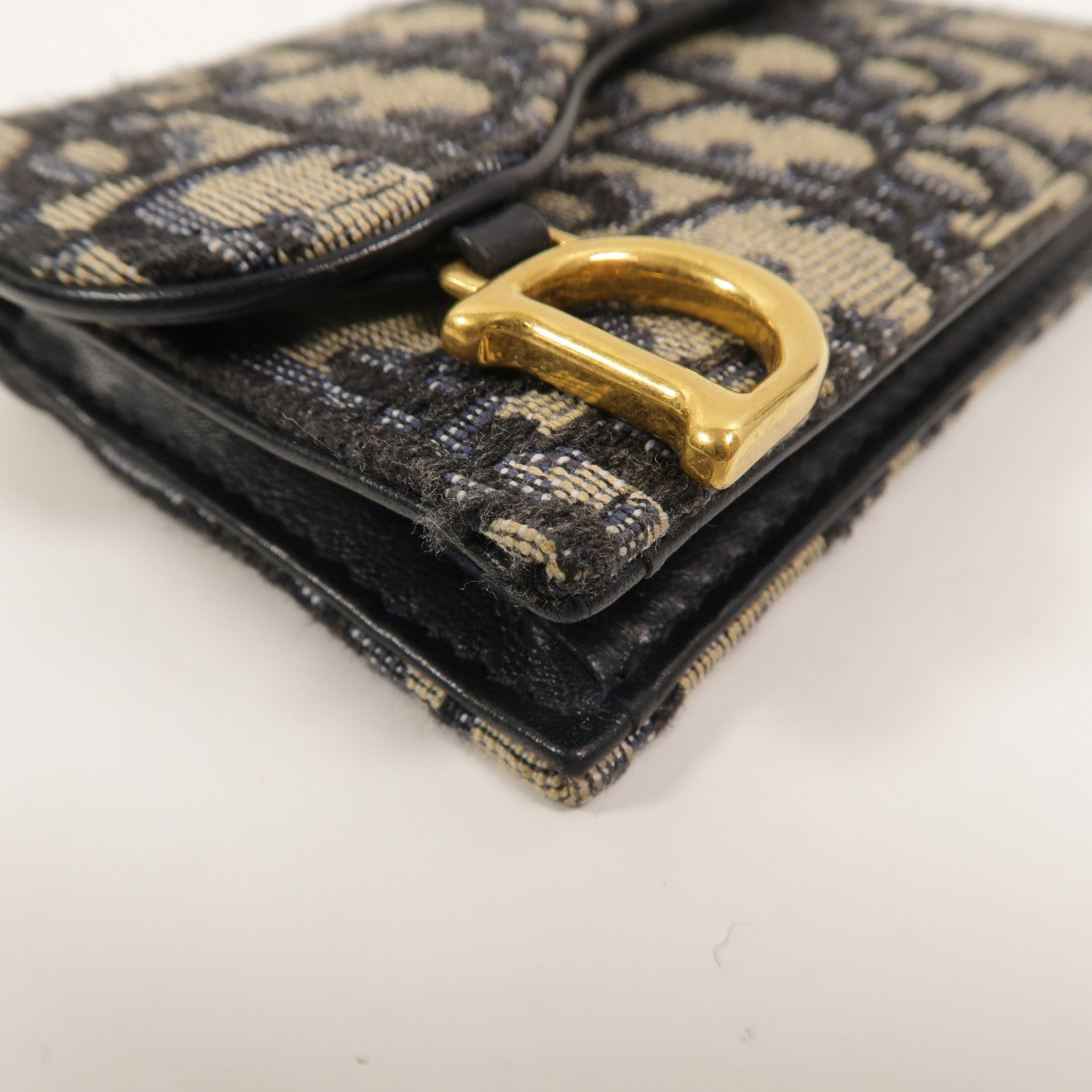 Dior Oblique帆布Saddle Card Holder卡片套