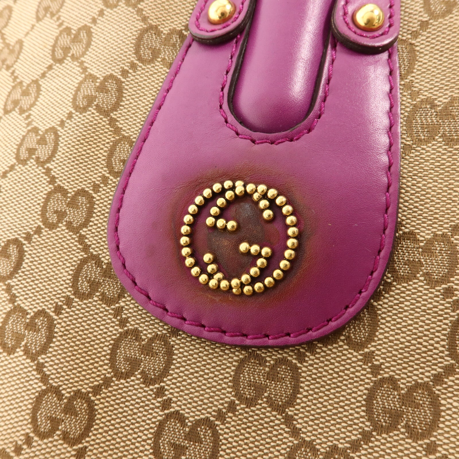 GUCCI 帆布Scarlett手挽肩背兩用袋