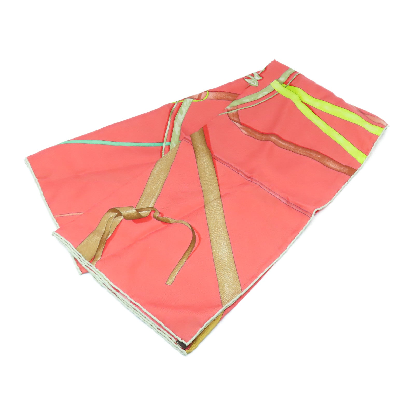 HERMES 【激減優惠】絲質Scarf絲巾橙色