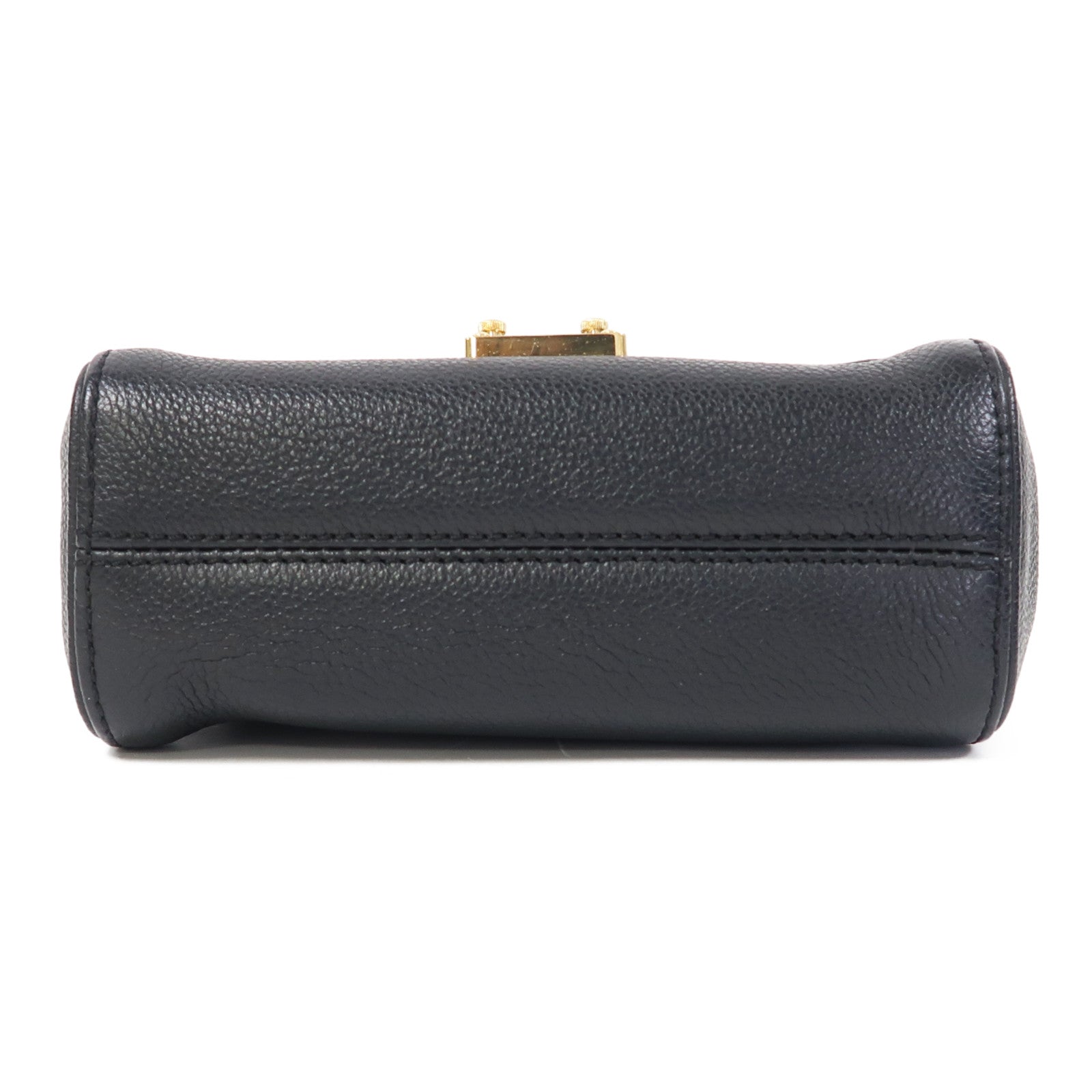 LOUIS VUITTON Monogram Empreinte Saint Germain BB金扣鏈帶肩背袋黑色