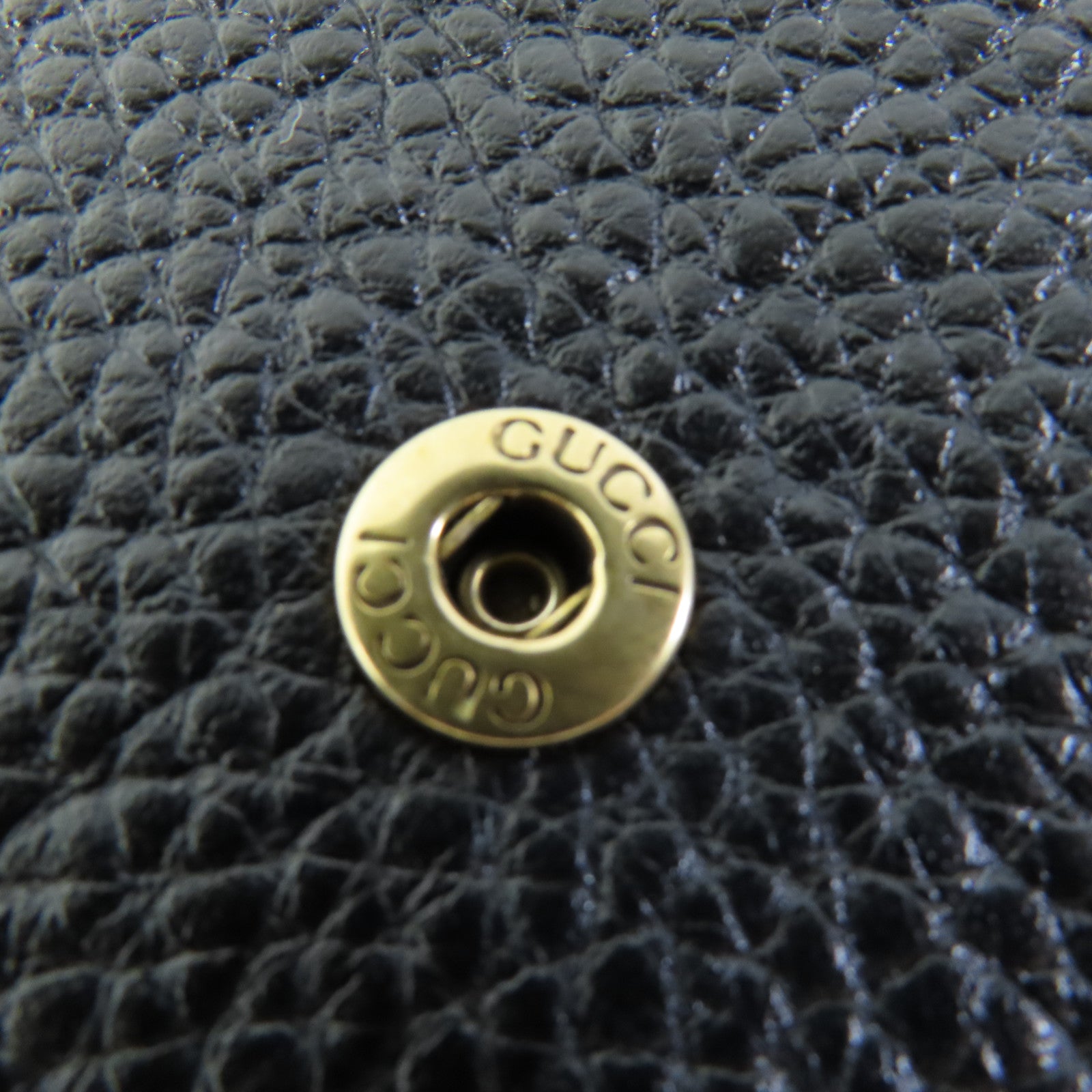 GUCCI 牛皮皮革Chain Shoulder金扣鏈帶肩背袋