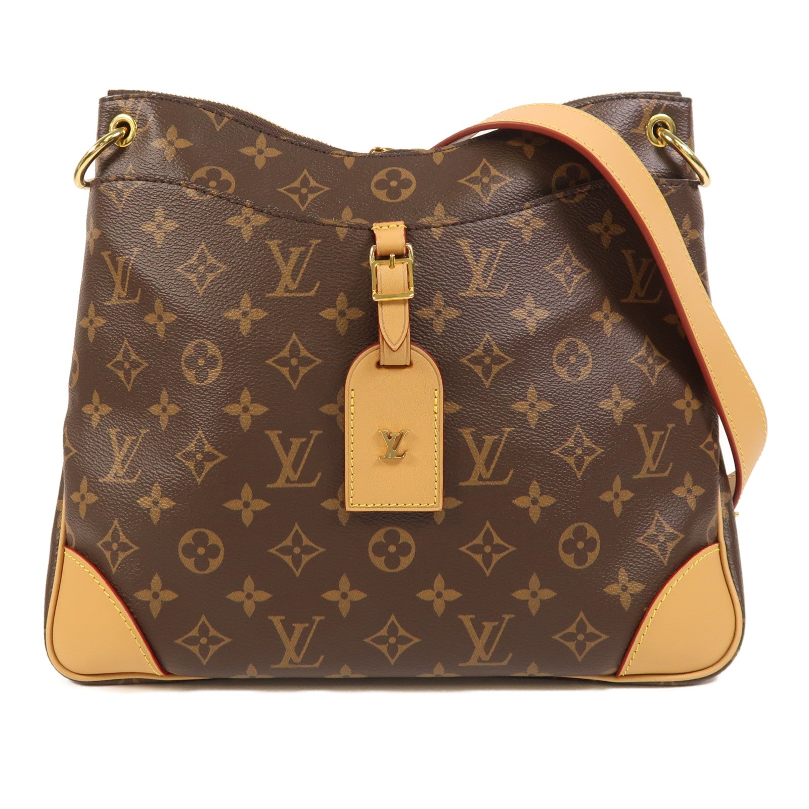 LOUIS VUITTON Monogram Odeon金扣肩背袋